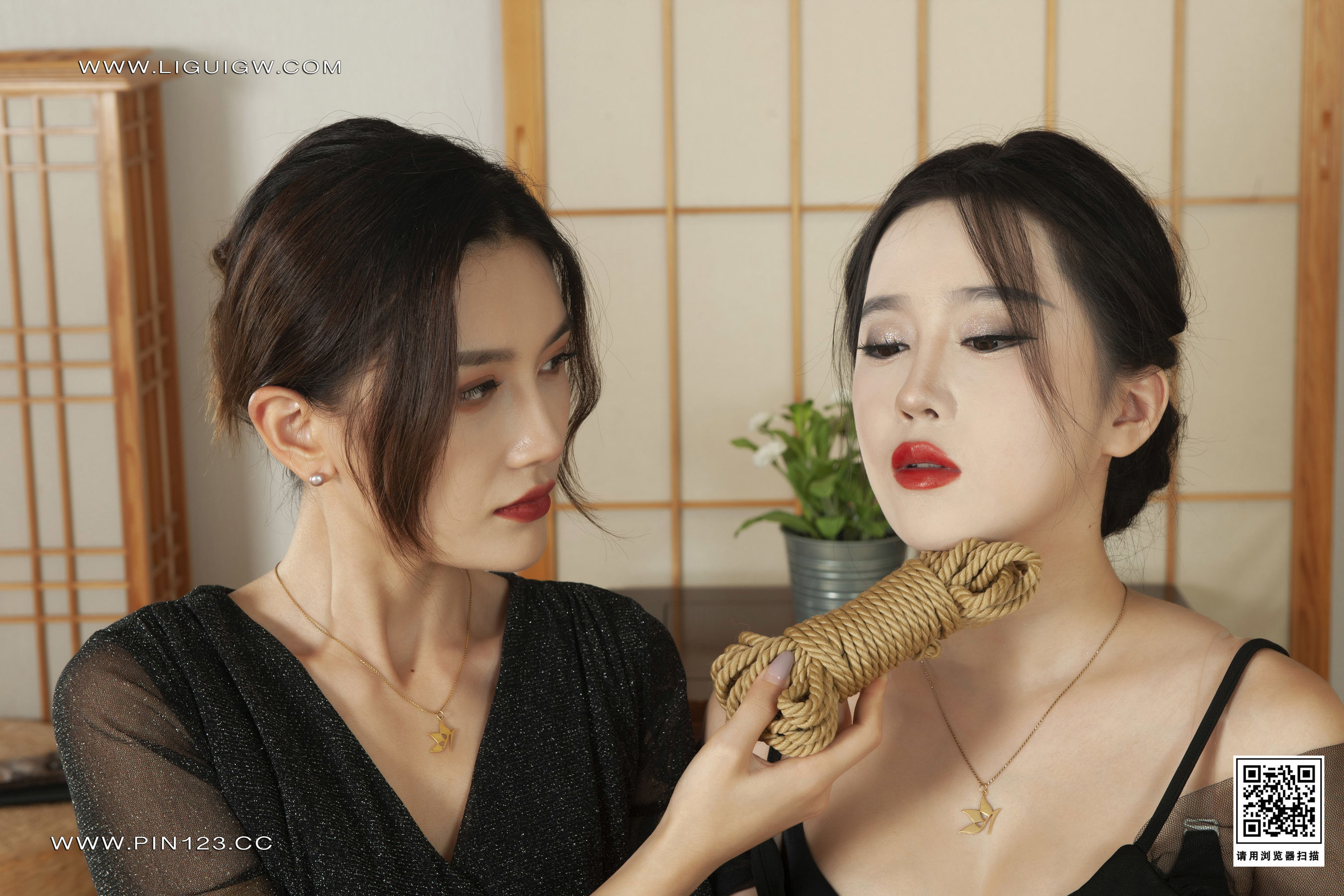 [Ligui丽柜] 2023.08.21 七夕情结 甜甜&柒柒