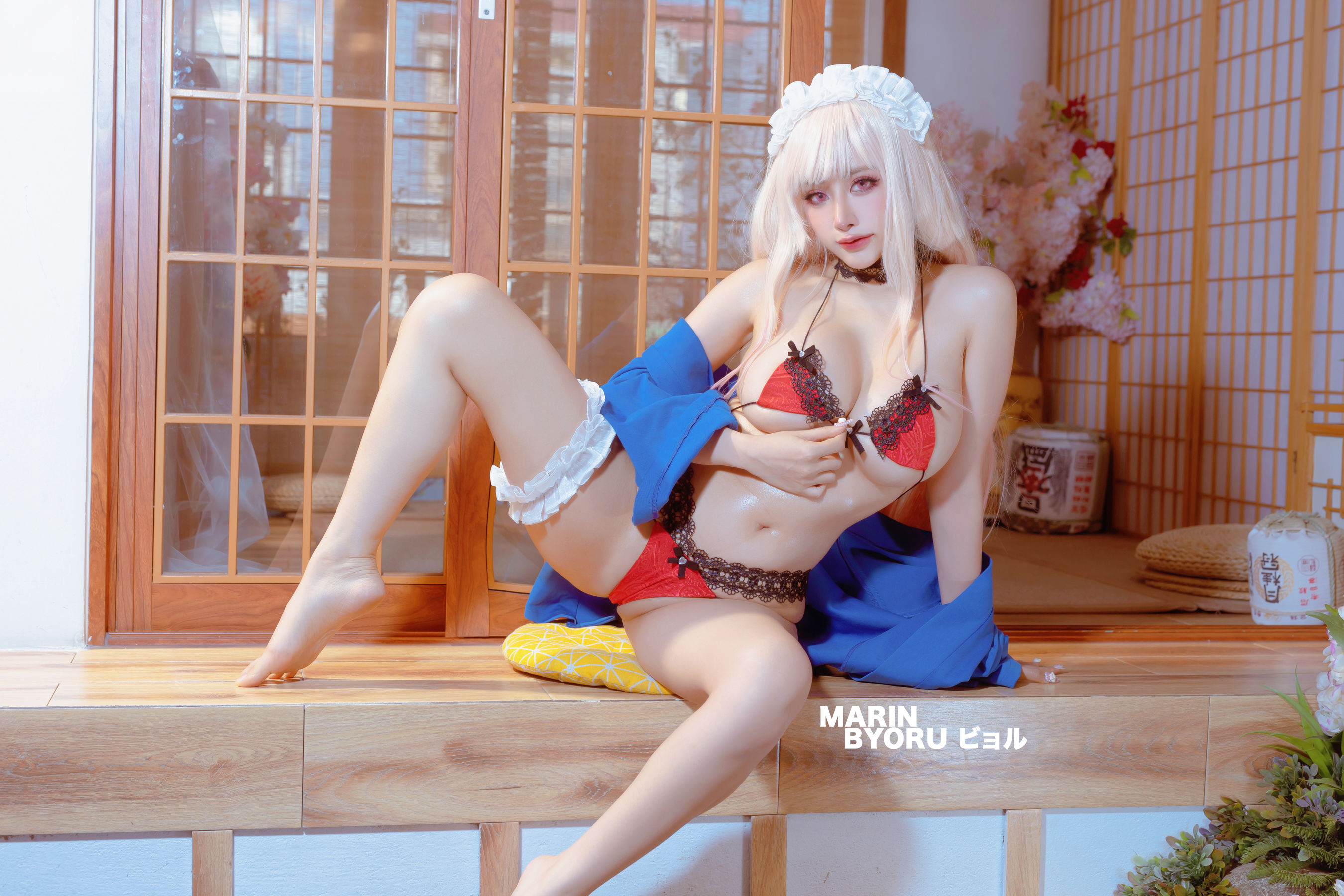 日本性感萝莉Byoru - Marin Red