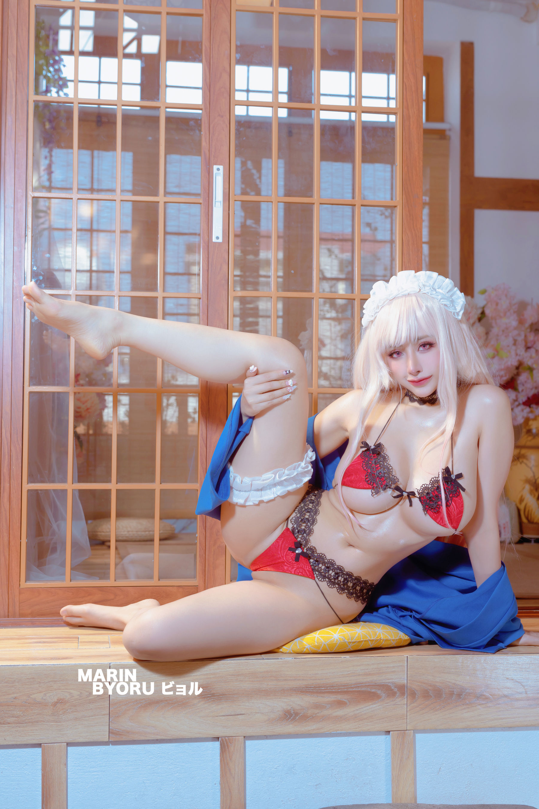 日本性感萝莉Byoru - Marin Red