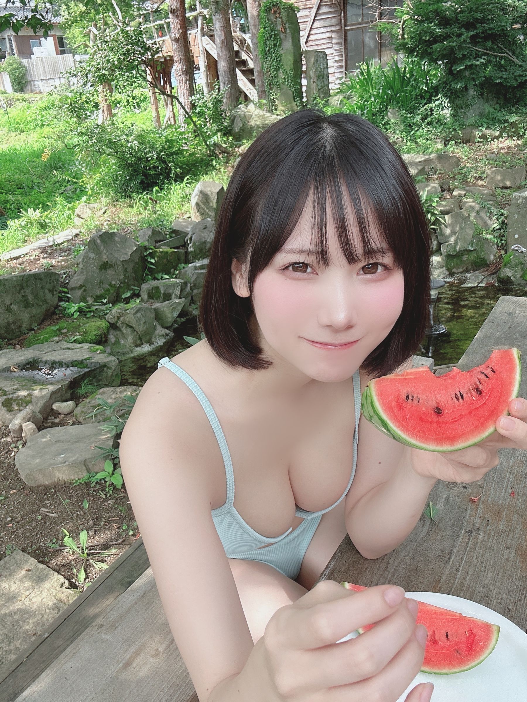 日本甜美COSERけんけん[fantia] 2023.08 田舎ビキニ
