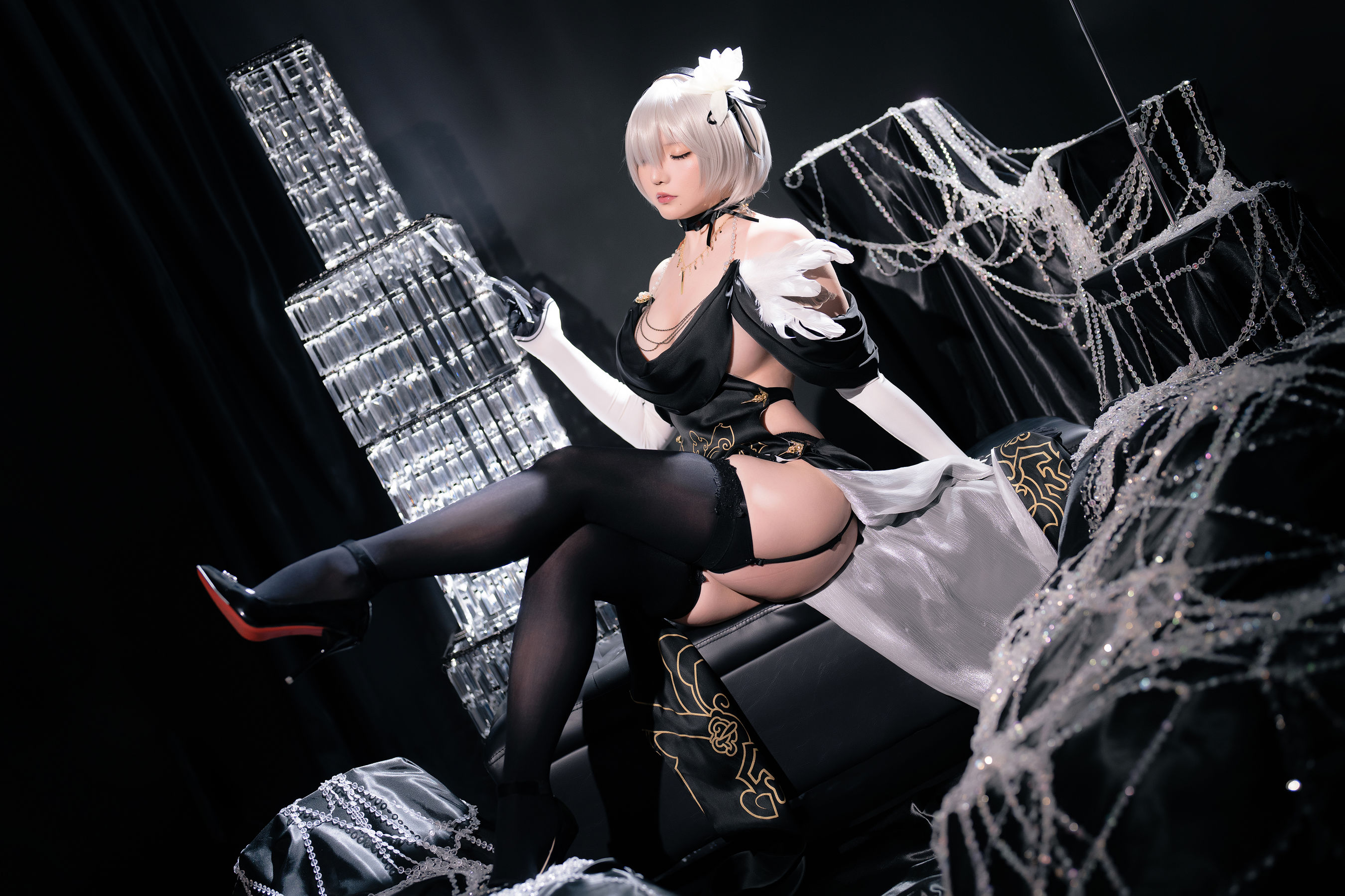 Coser小姐姐星之迟迟 - 尼尔-2B同人礼服
