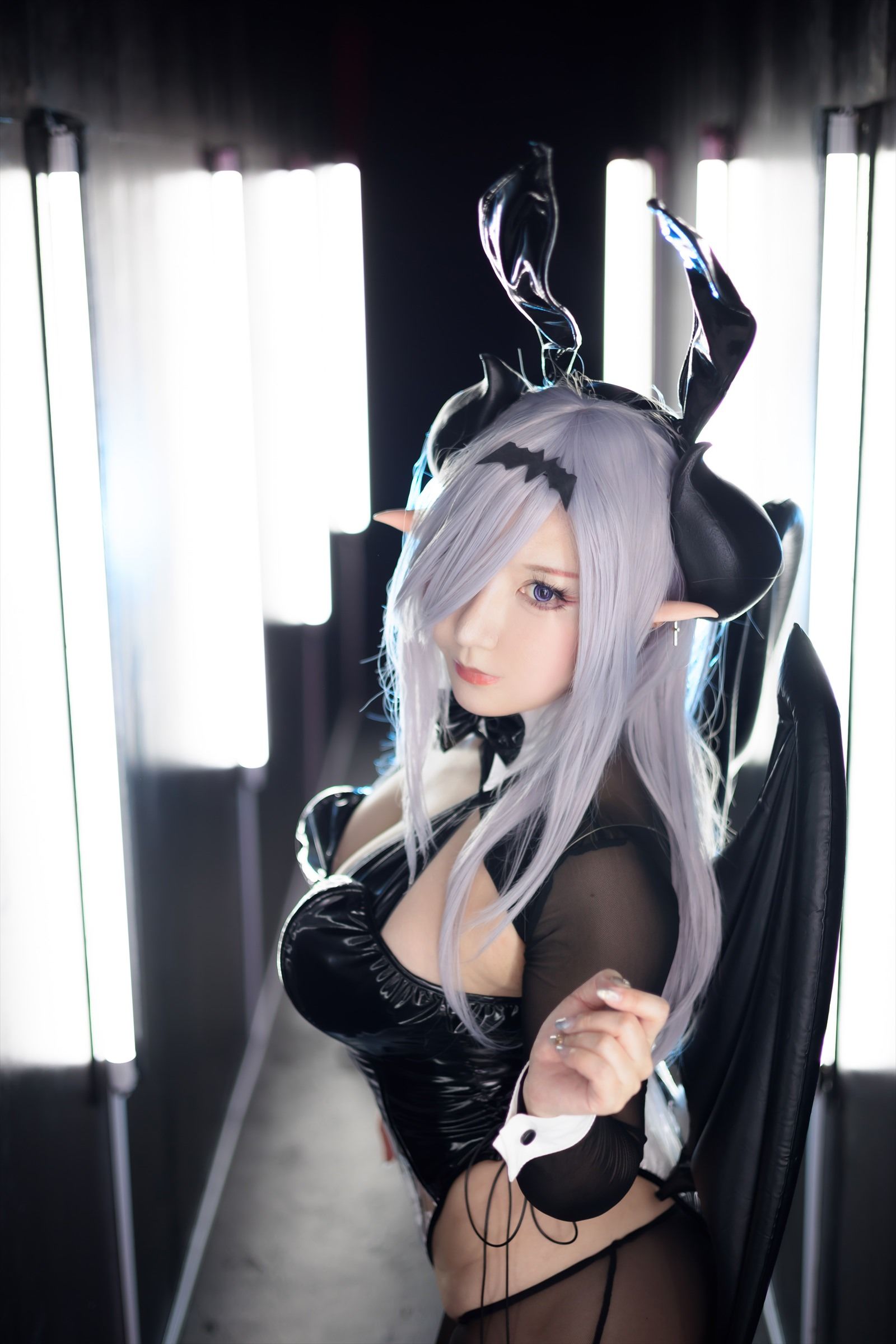 [Cosplay] [Shooting Star's (SAKU サク)] - SEE THROUGH BUNNY SUCCUBUS - 1