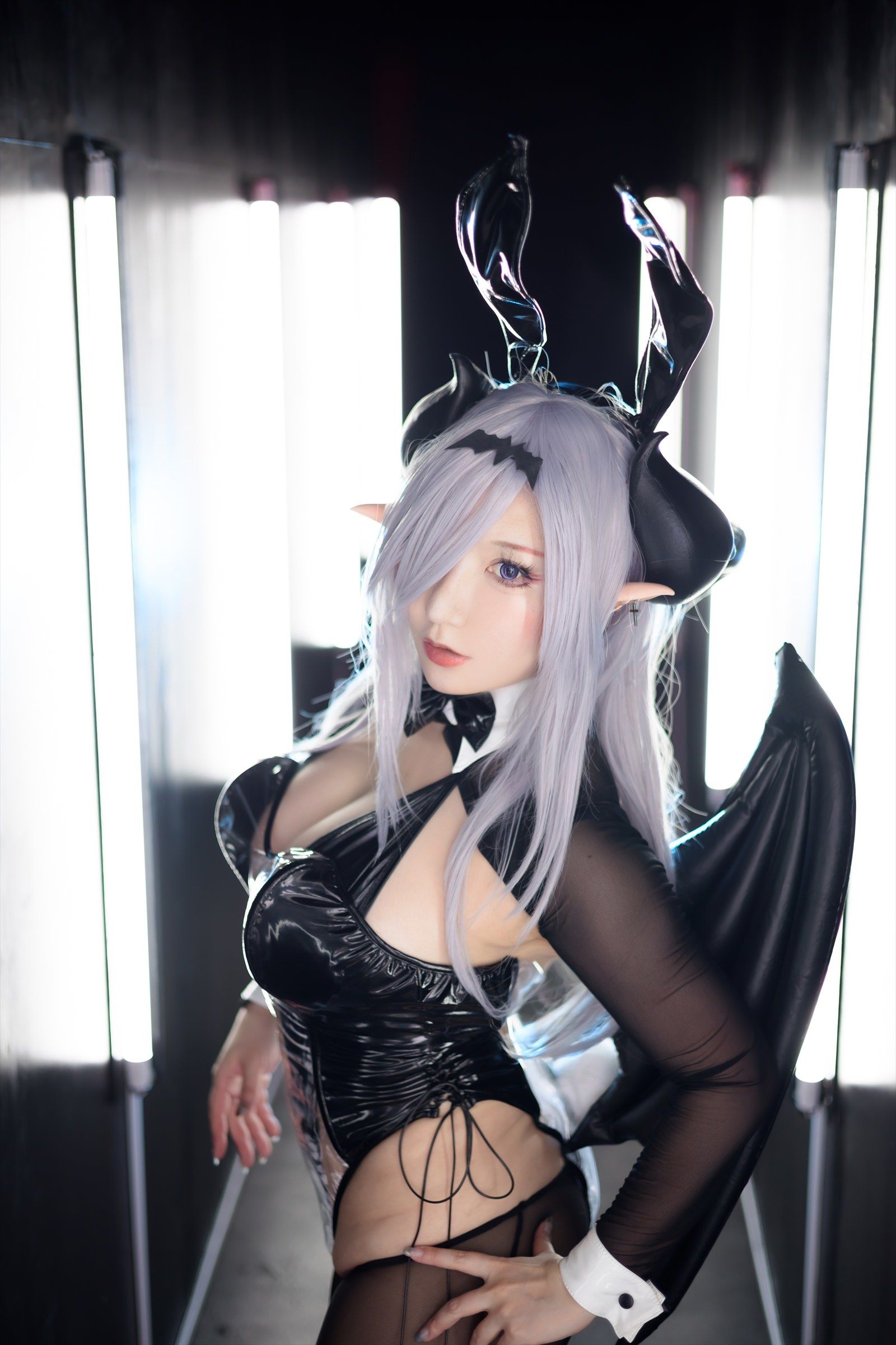 [Cosplay] [Shooting Star's (SAKU サク)] - SEE THROUGH BUNNY SUCCUBUS - 1