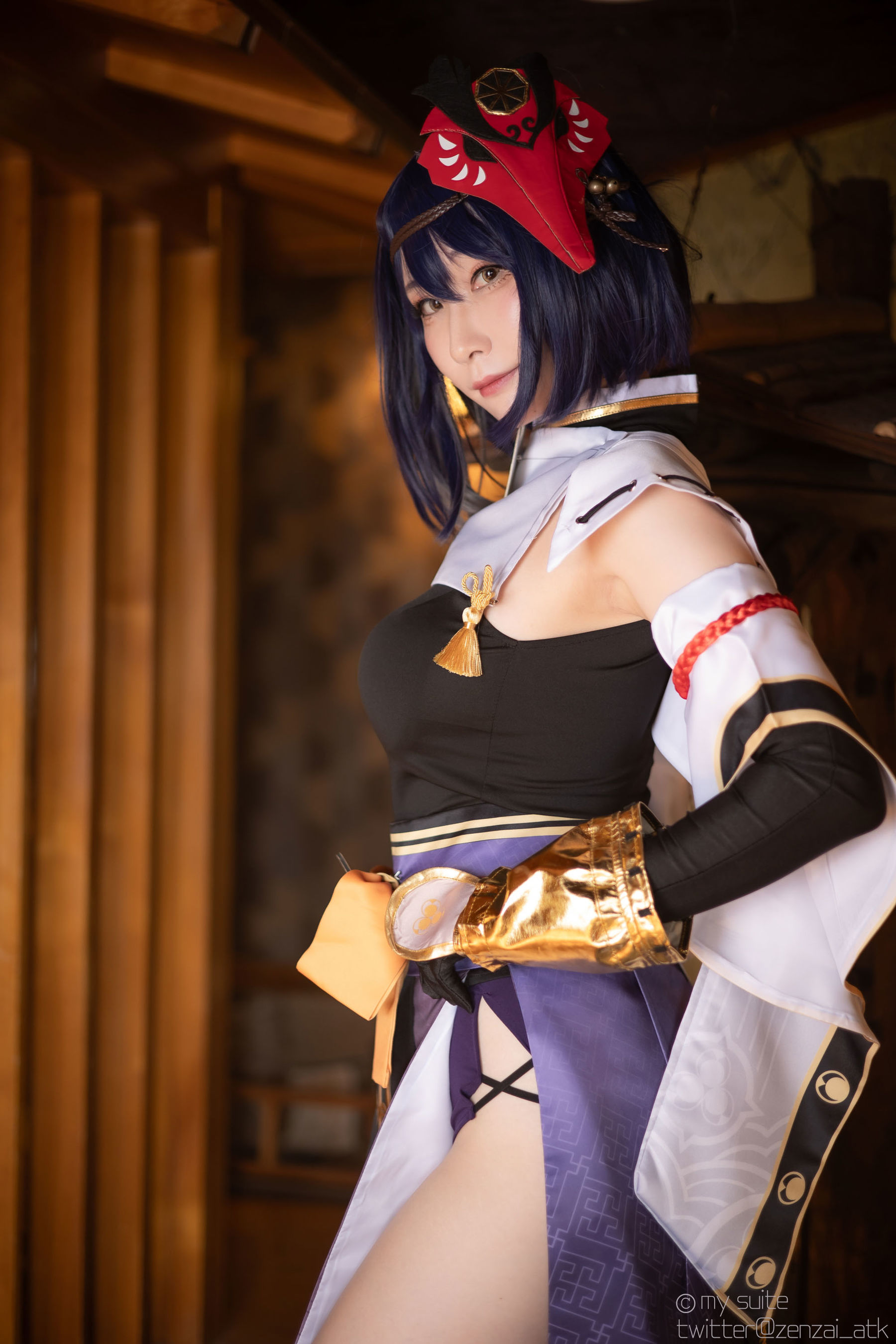 [Cosplay] [my suite] Atsuki あつき - Genshin Impact Yae Miko & Kujou Sara - 1