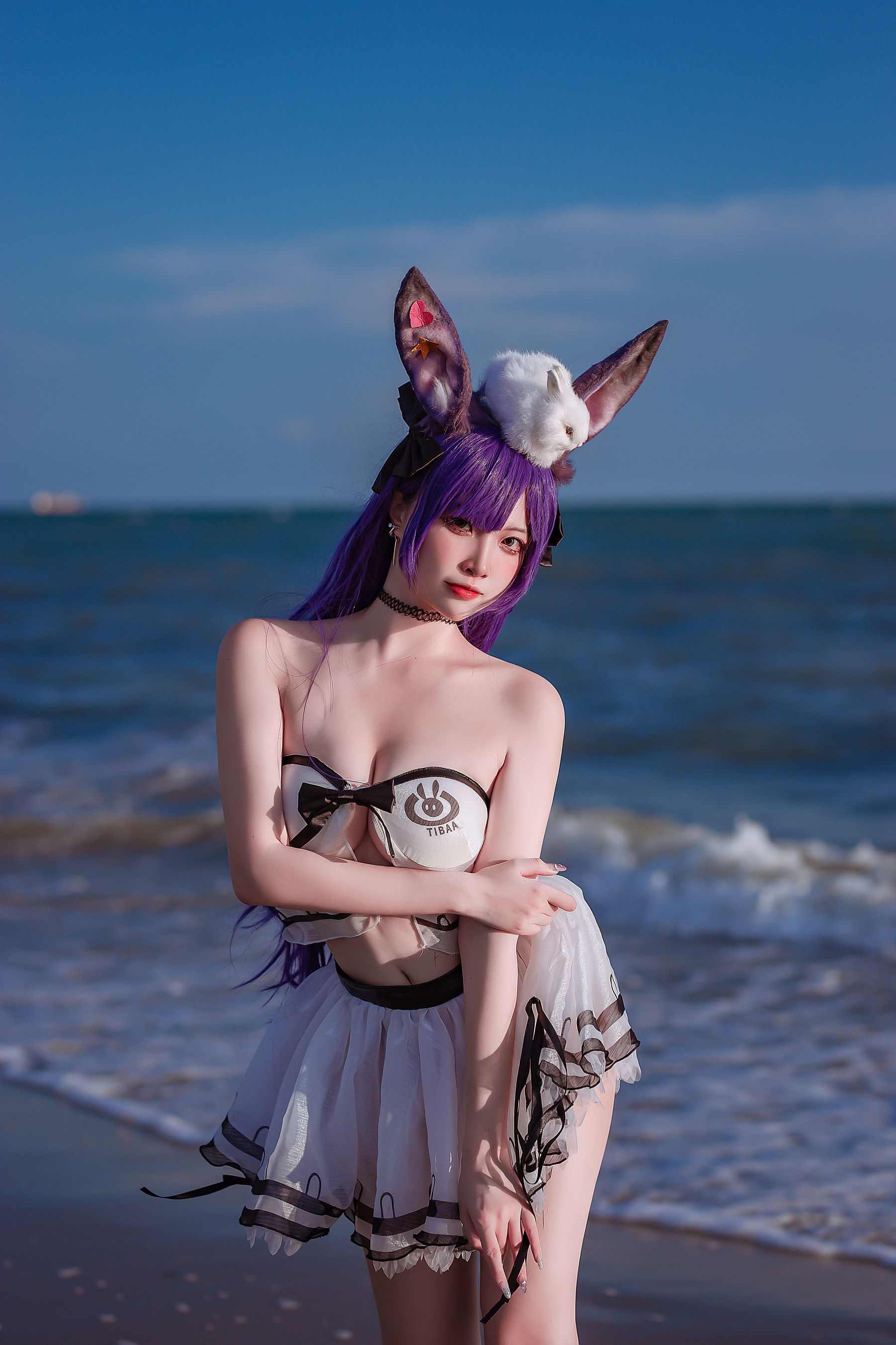 人气Coser 二佐Nisa - 泰拉夏日纪事 方舟暗索泳装