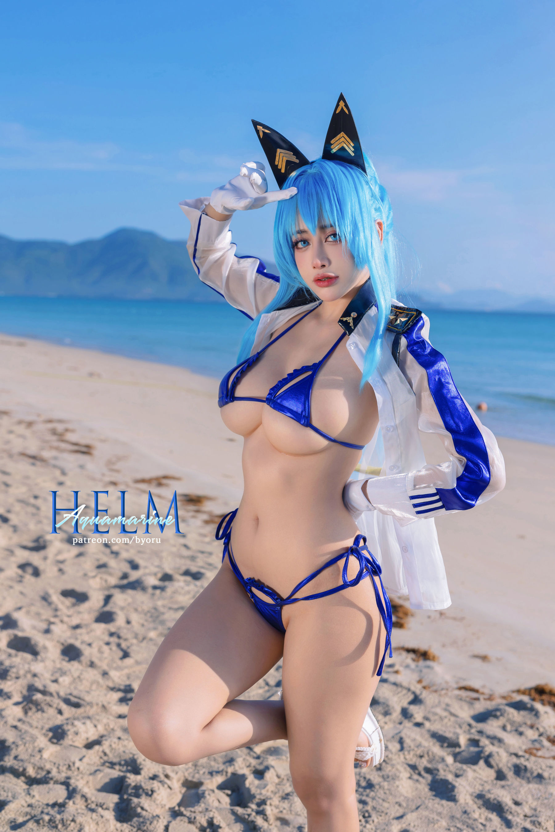 日本性感萝莉Byoru - Helm Aquamarine