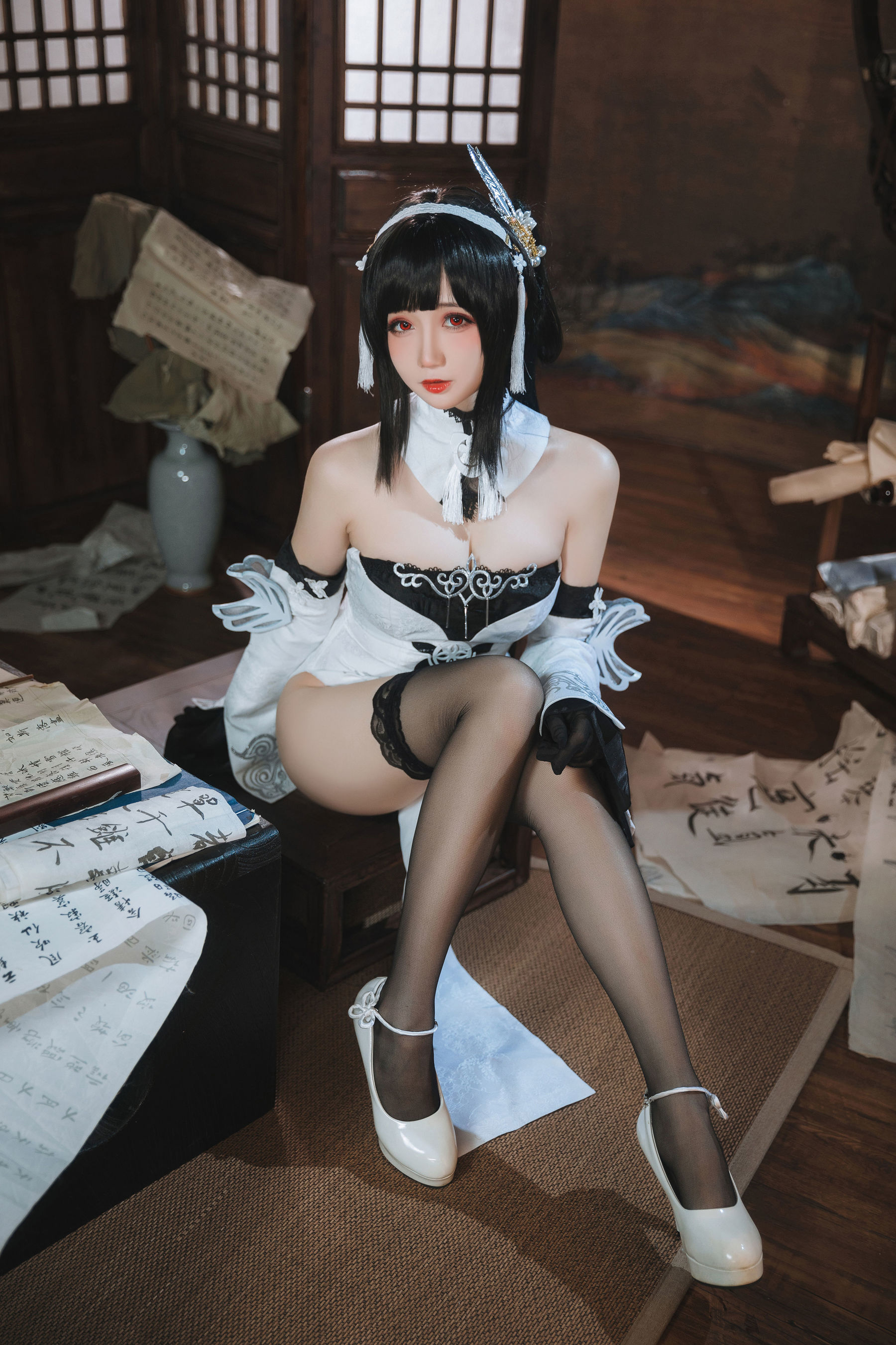 焖焖碳 - 碧蓝航线 镇海白黑礼服