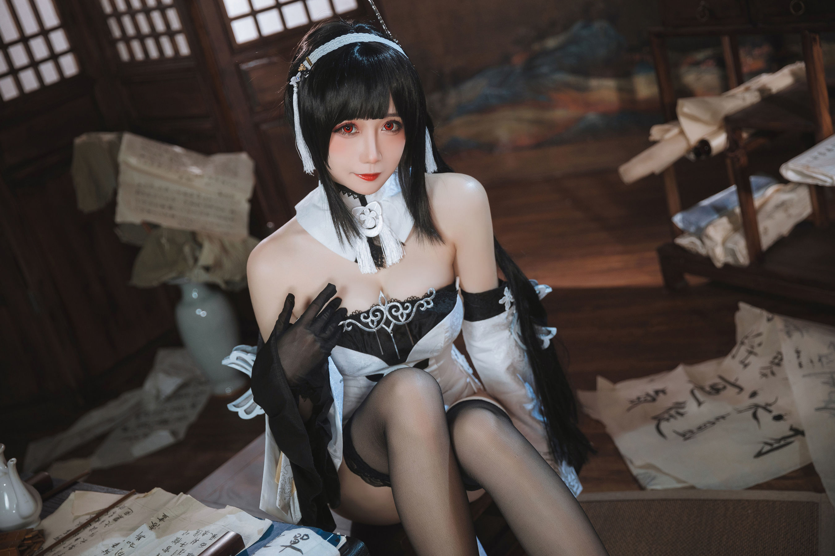 焖焖碳 - 碧蓝航线 镇海白黑礼服