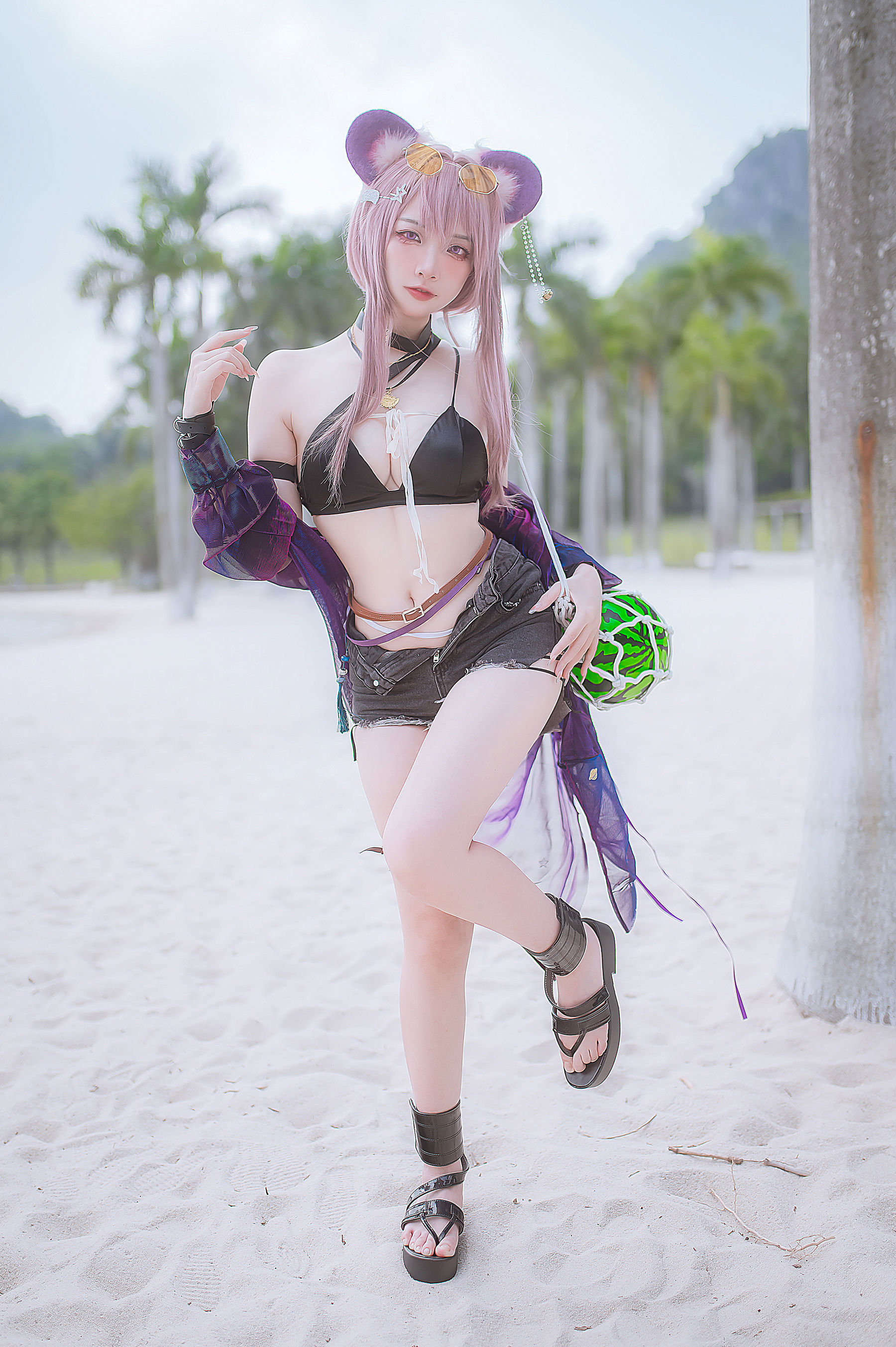 人气Coser 二佐Nisa - 泰拉夏日纪事 佐佐林雨霞