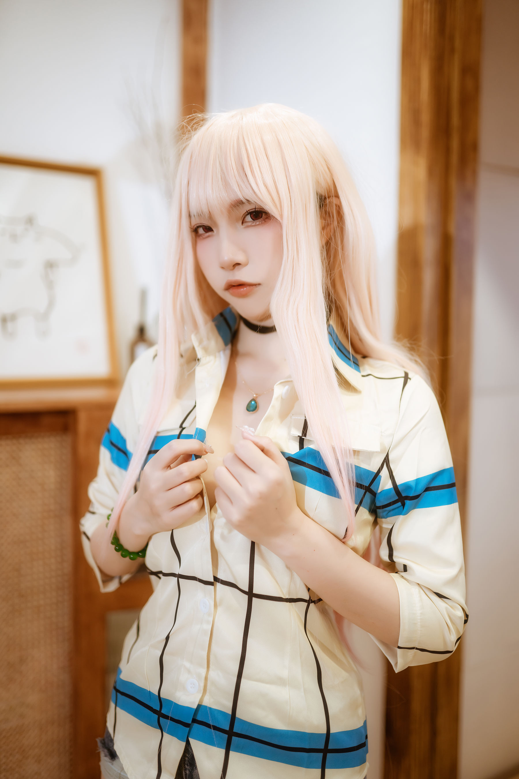 人气Coser 二佐Nisa - 海梦 日常泳装