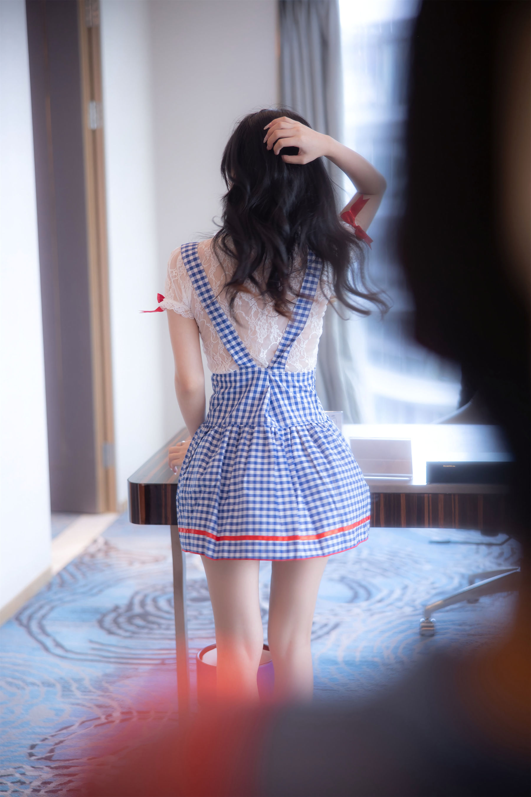 谢小蒽 停电维修写真