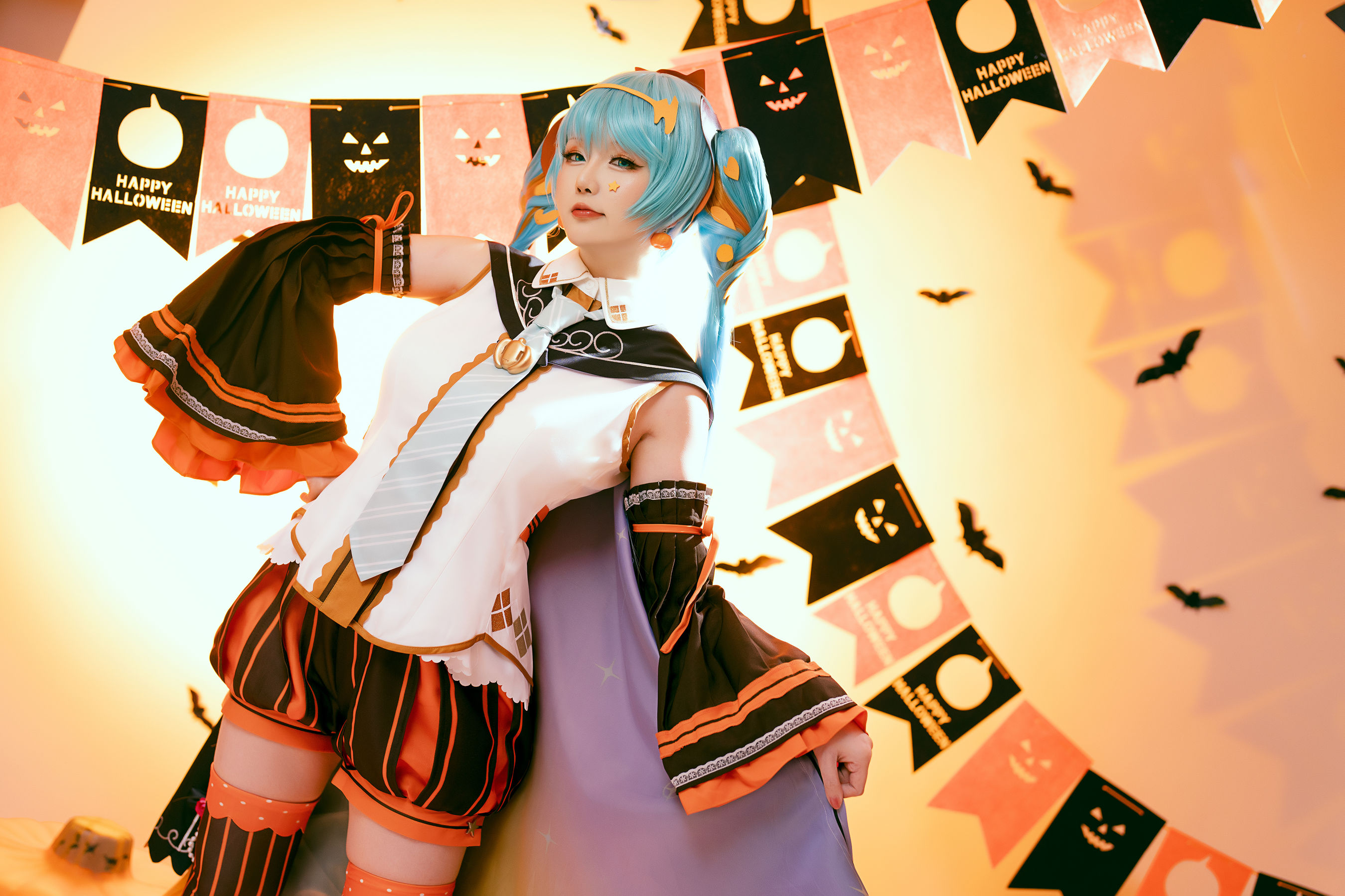 Coser小姐姐 星之迟迟 - 初音未来万圣节