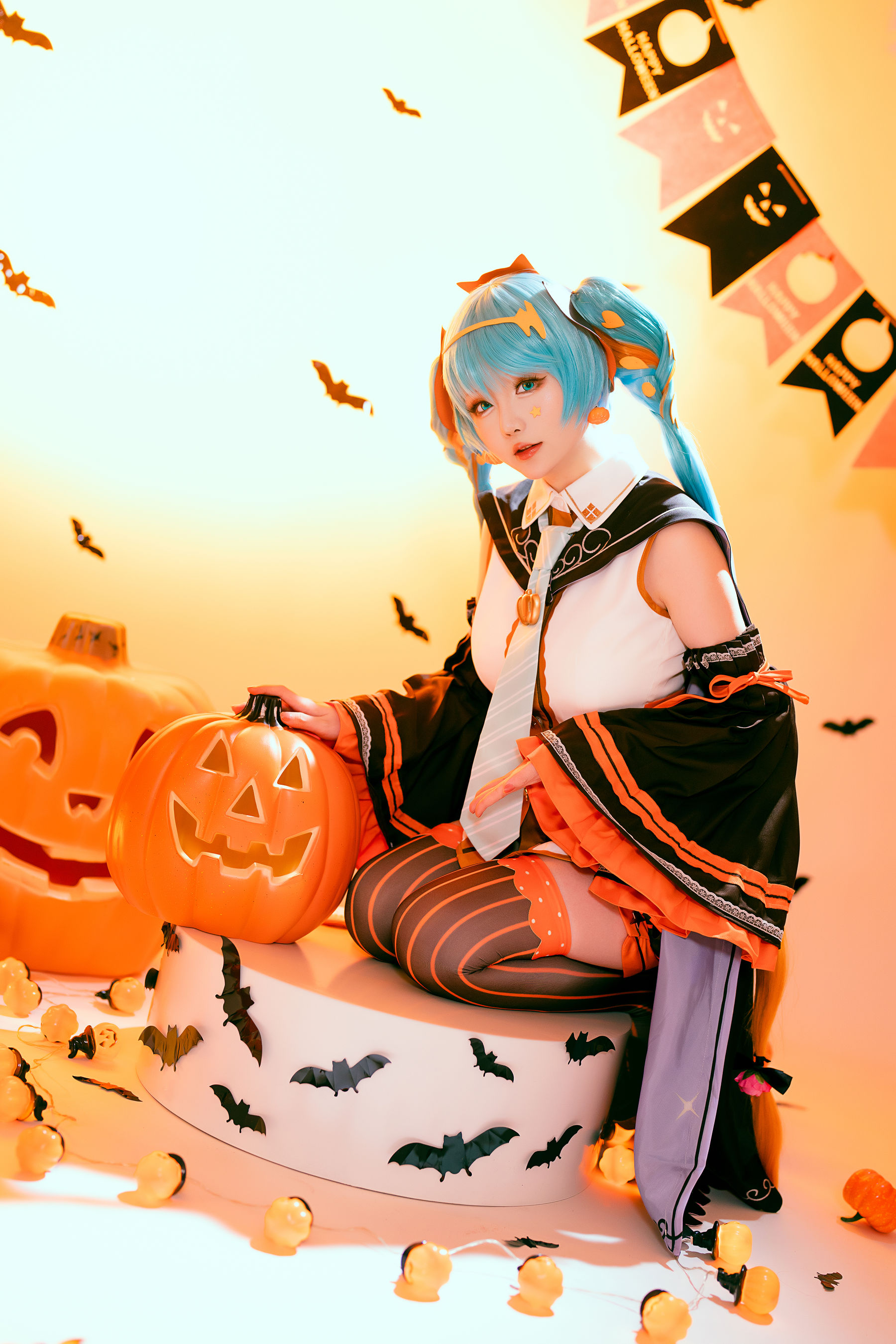 Coser小姐姐 星之迟迟 - 初音未来万圣节