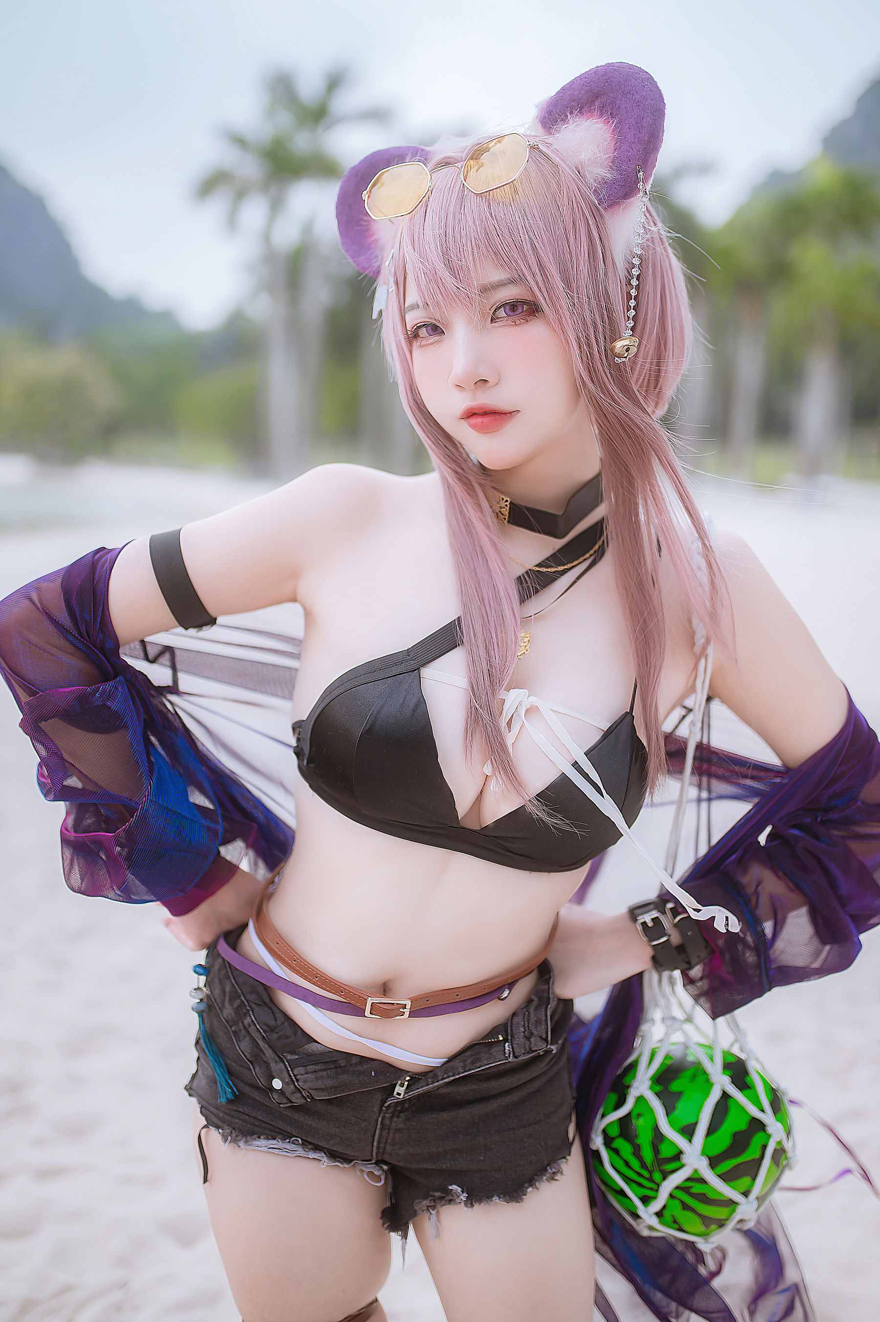 人气Coser 二佐Nisa - 泰拉夏日纪事 佐佐林雨霞