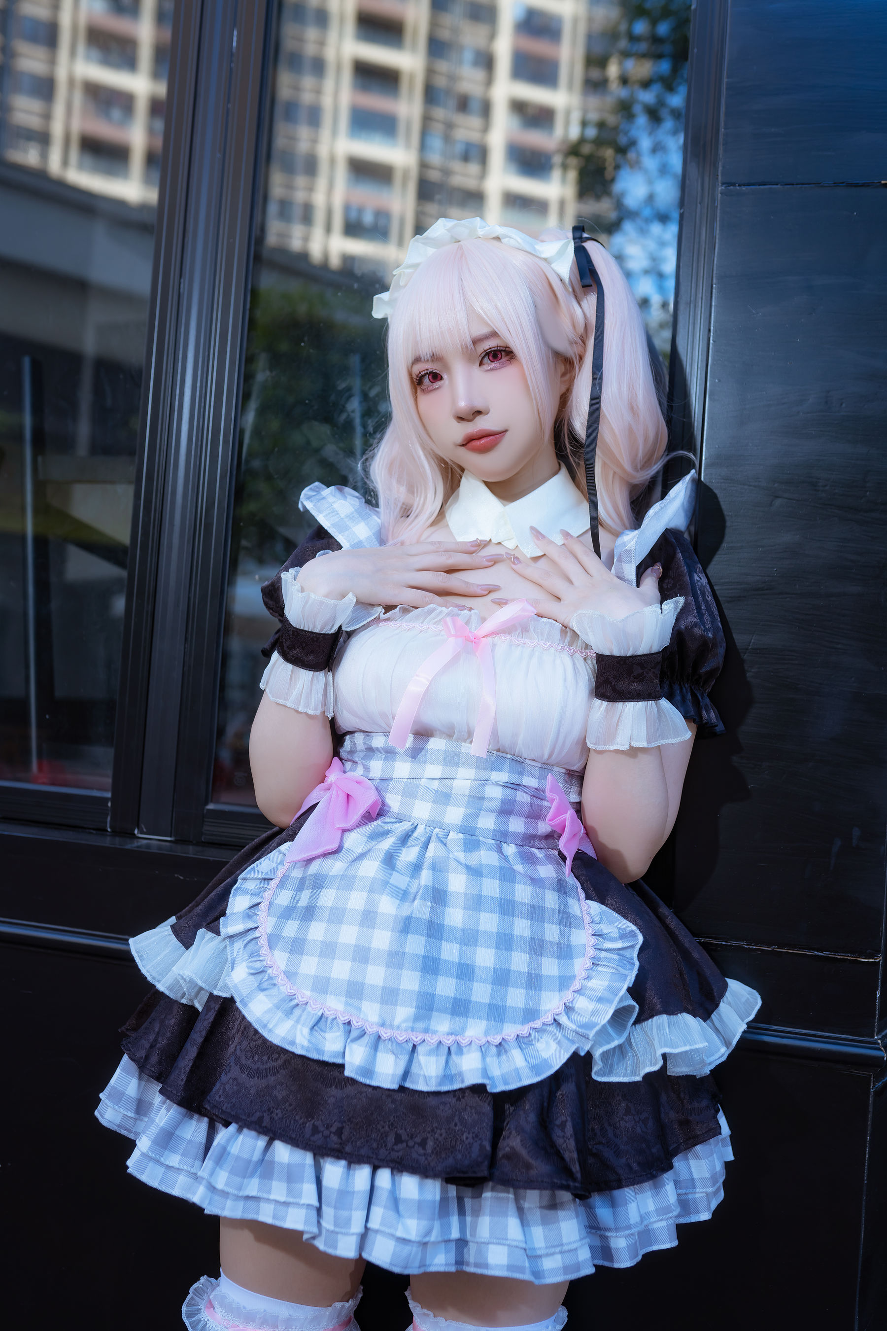 人气Coser 二佐Nisa - 海梦 女仆