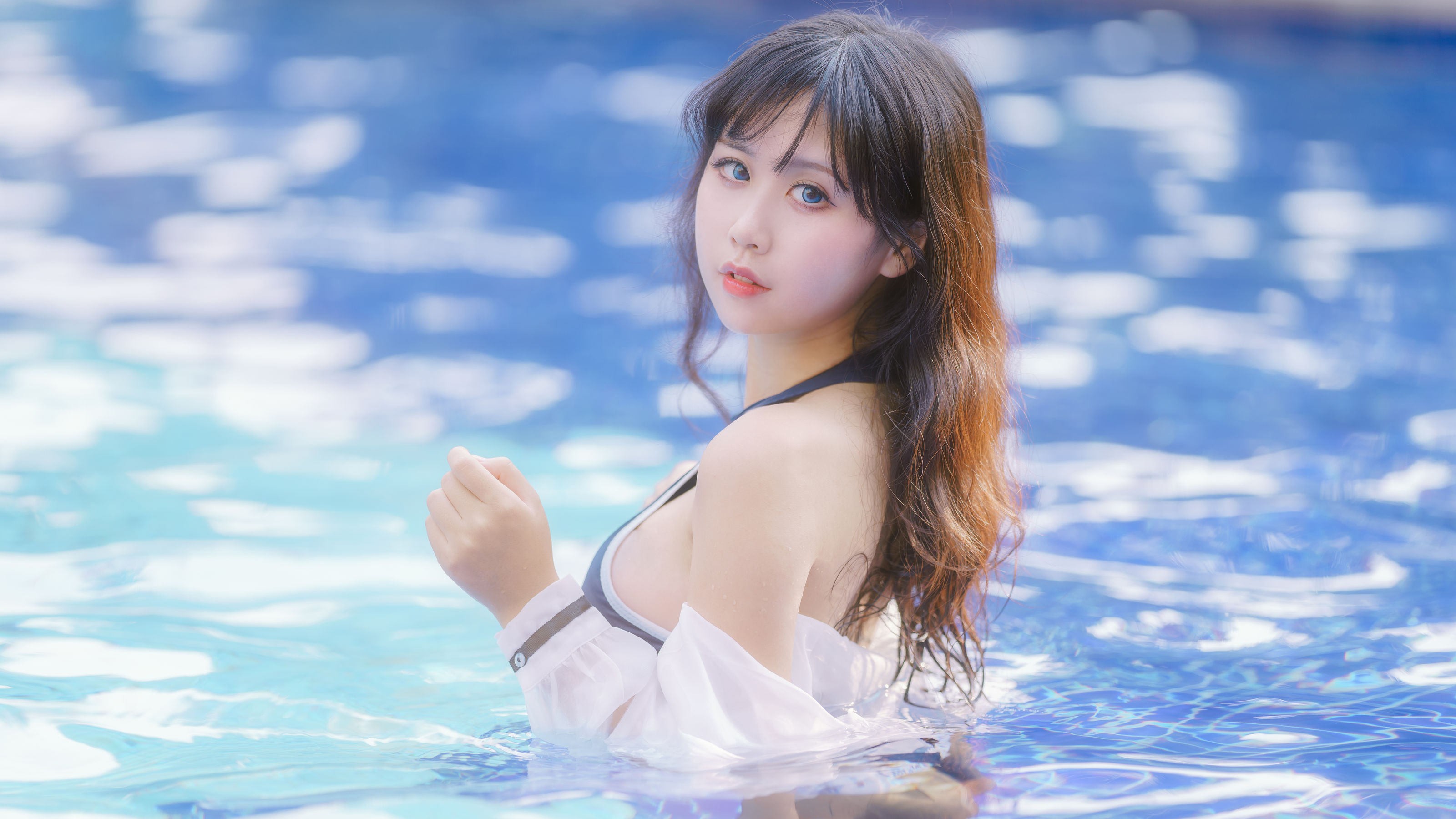 阳光美少女 萌芽儿o0 - 竞泳2