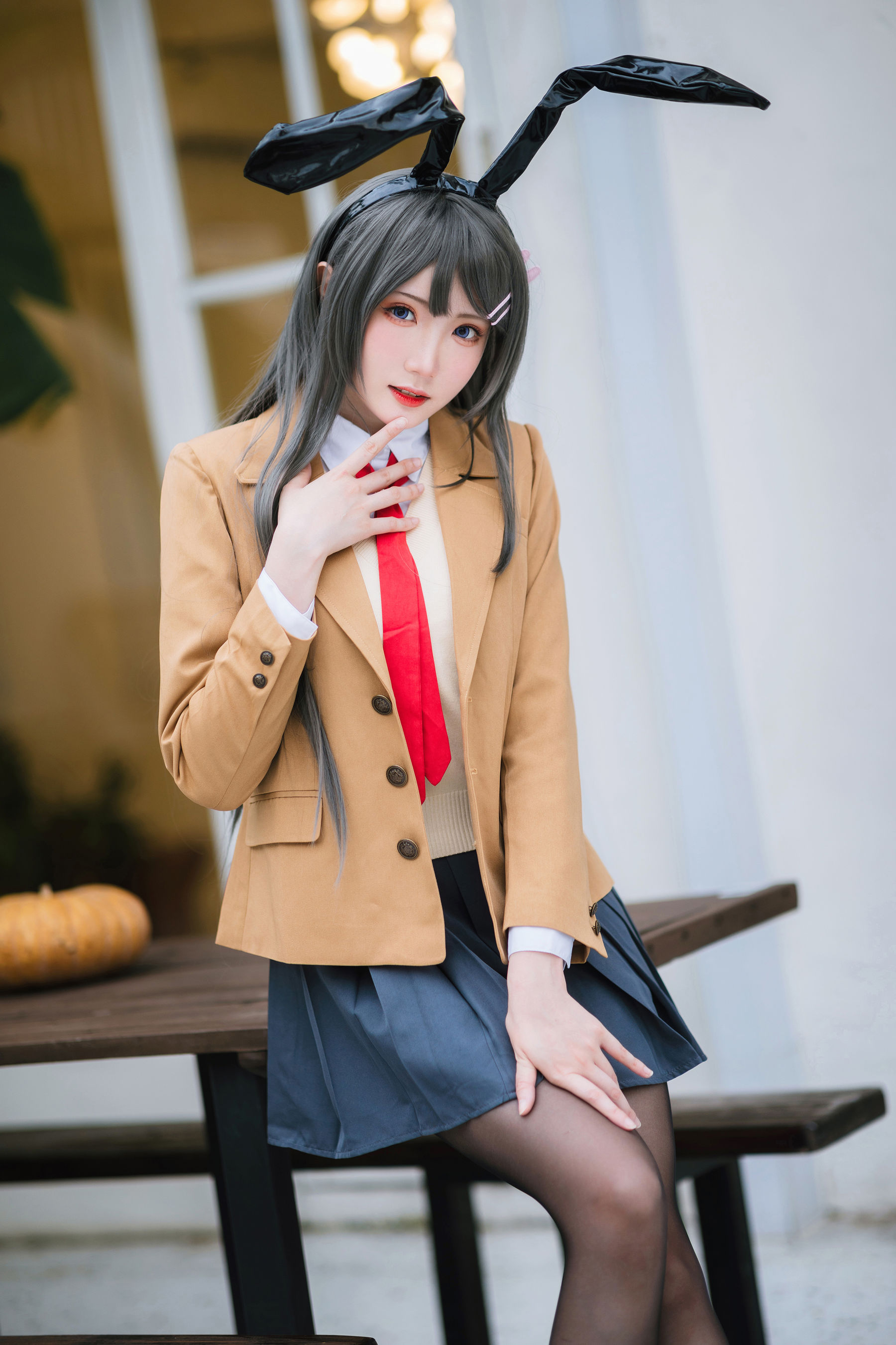 Coser 瓜希酱 福利 - 樱岛麻衣 校服