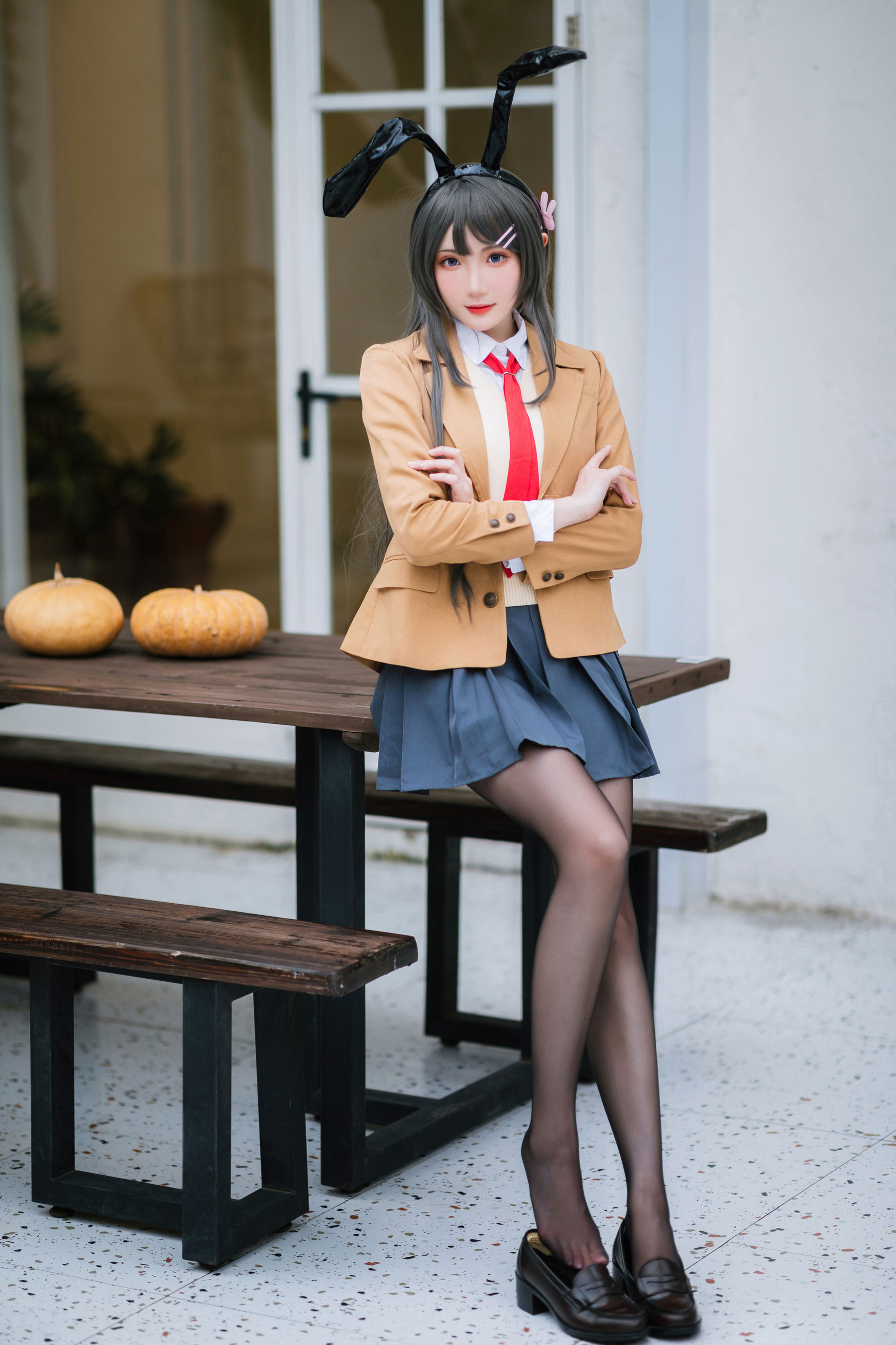 Coser 瓜希酱 福利 - 樱岛麻衣 校服