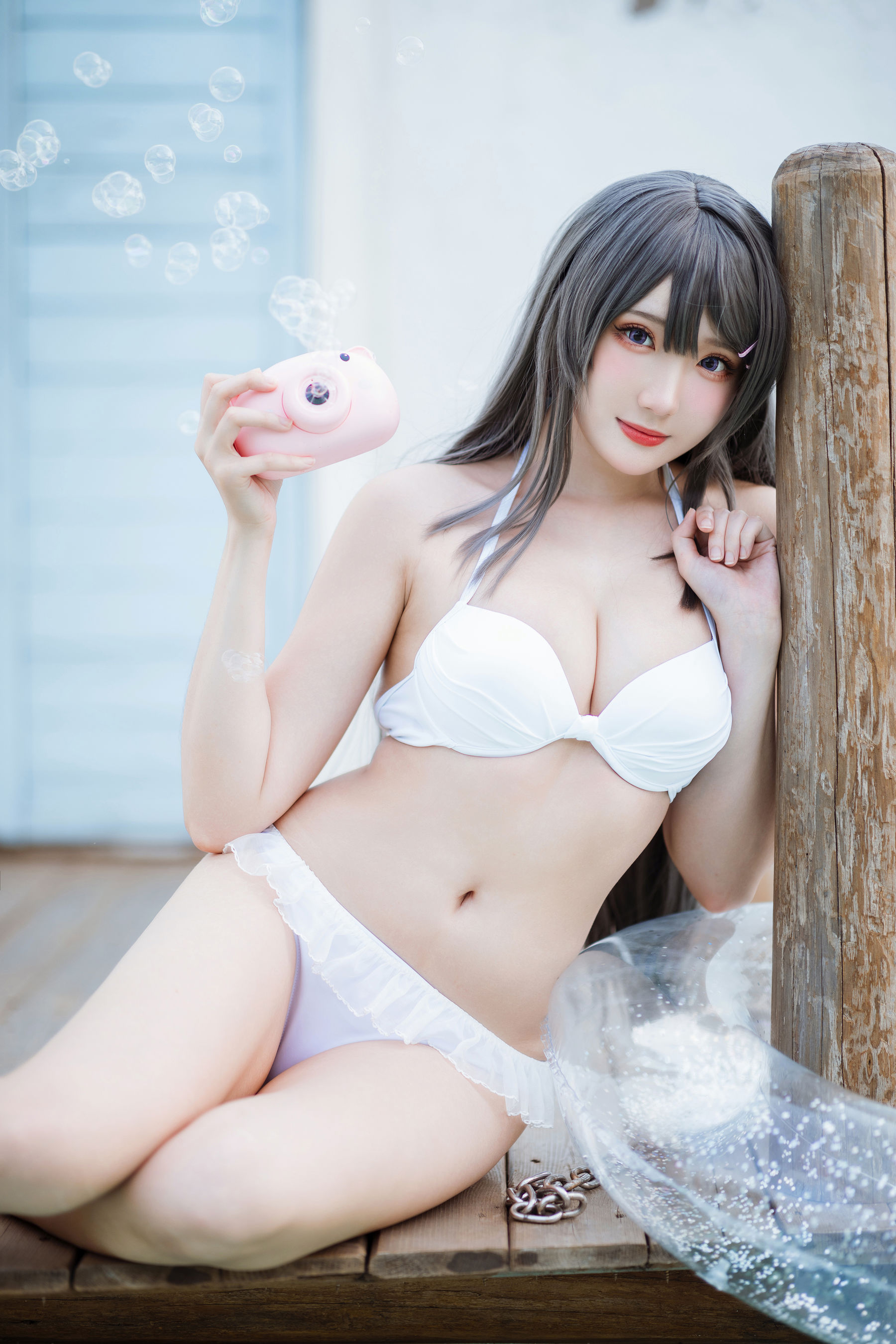Coser 瓜希酱 福利 - 樱岛麻衣 泳装