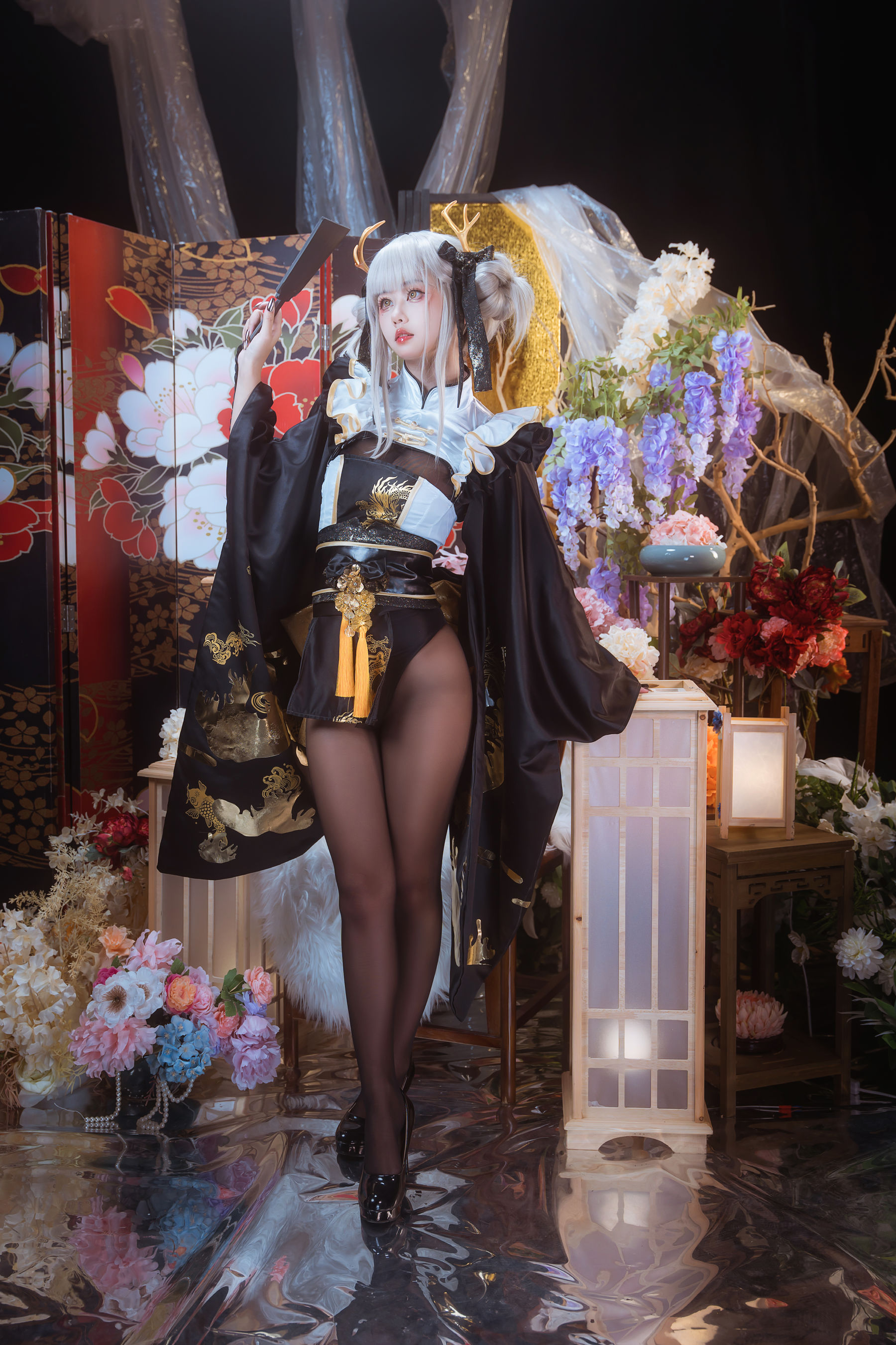 阳光美少女 萌芽儿o0 - 白兔和服