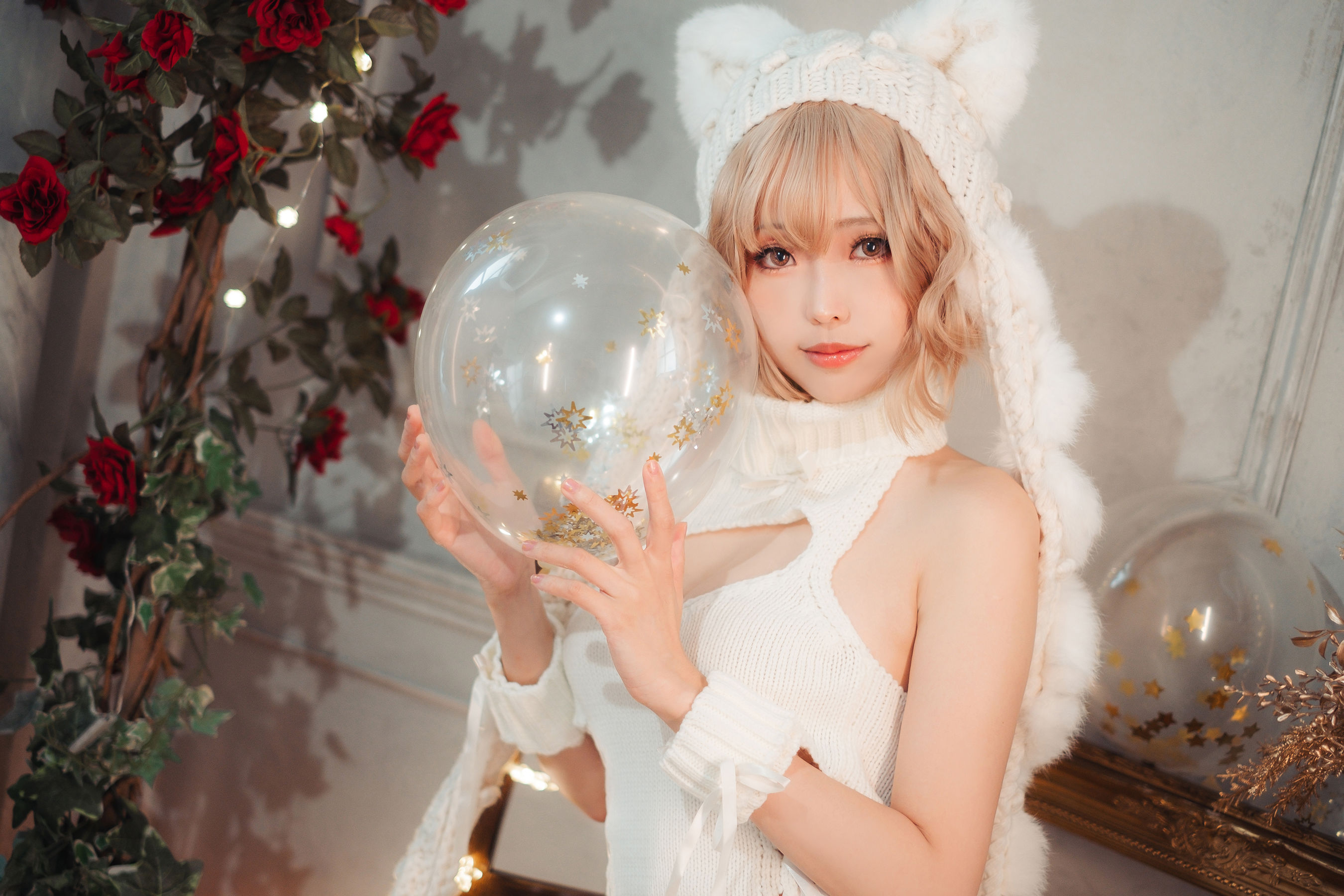 Ely_eee (ElyEE子) - 白色 KNITTING