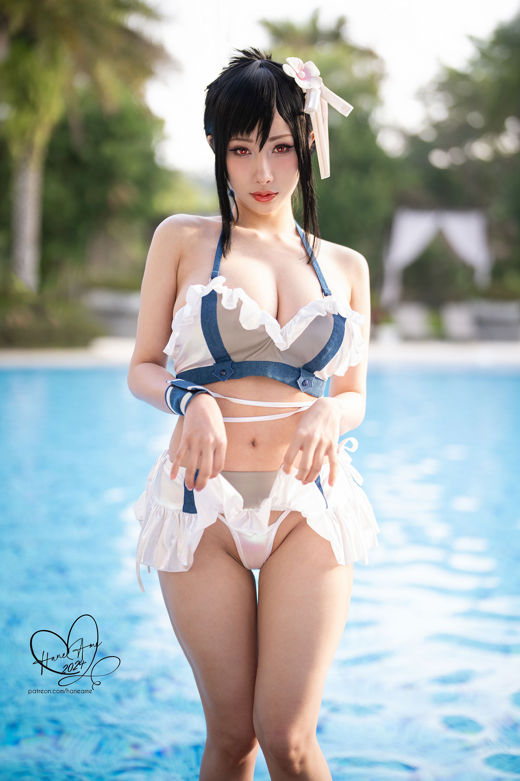 Hane Ame 雨波写真 - 最终幻想 蒂法泳装