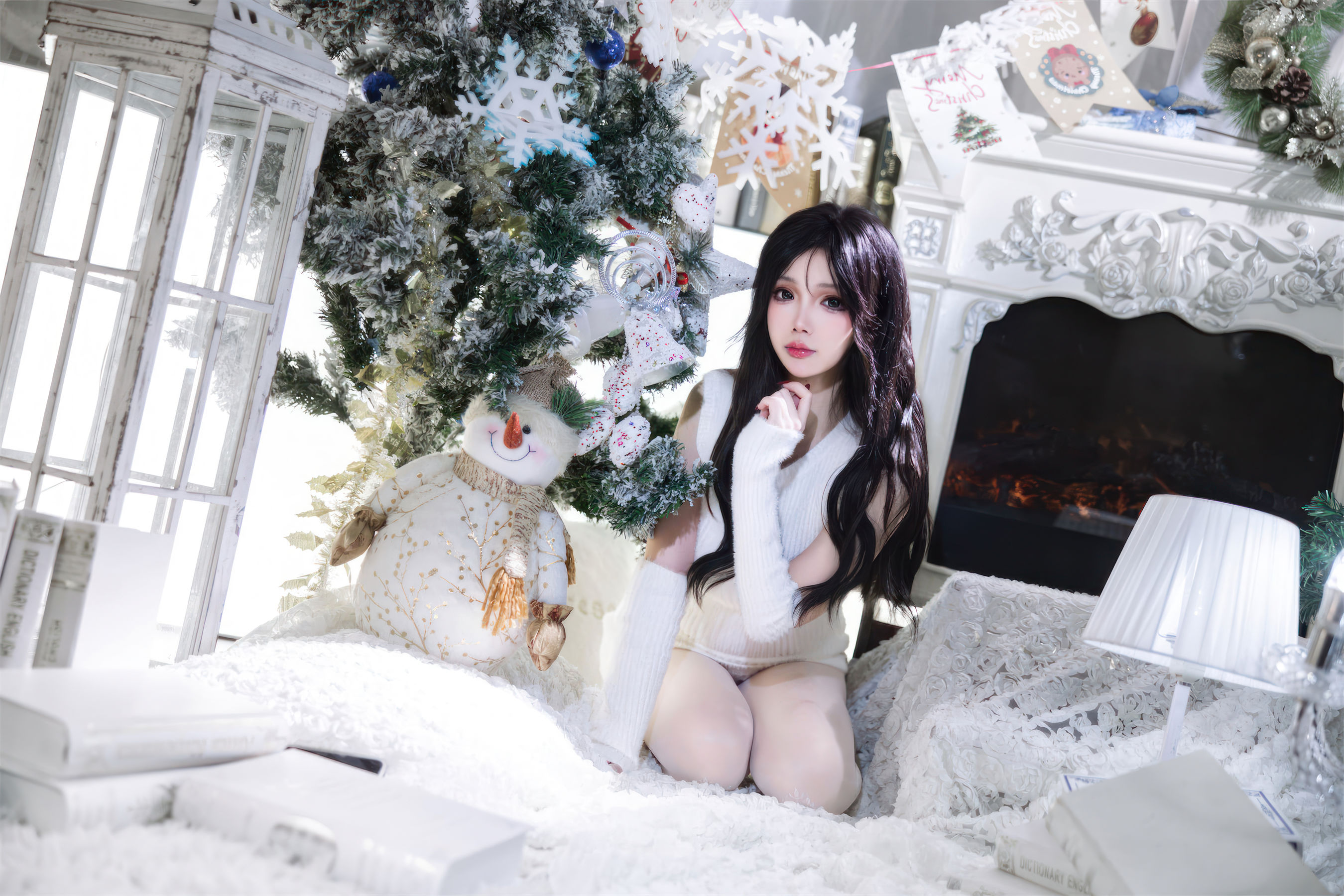 动漫博主 雪晴Astra - 圣诞节 白雪