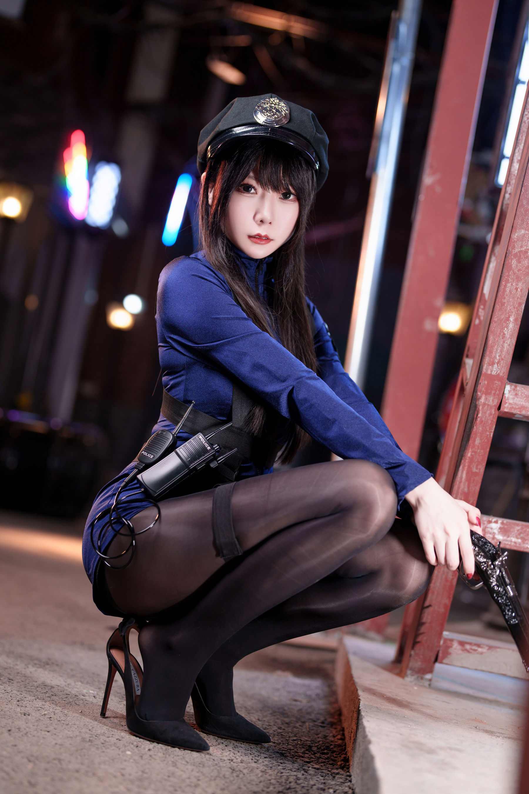 香草喵露露 写真 - 十一月舰长 女警