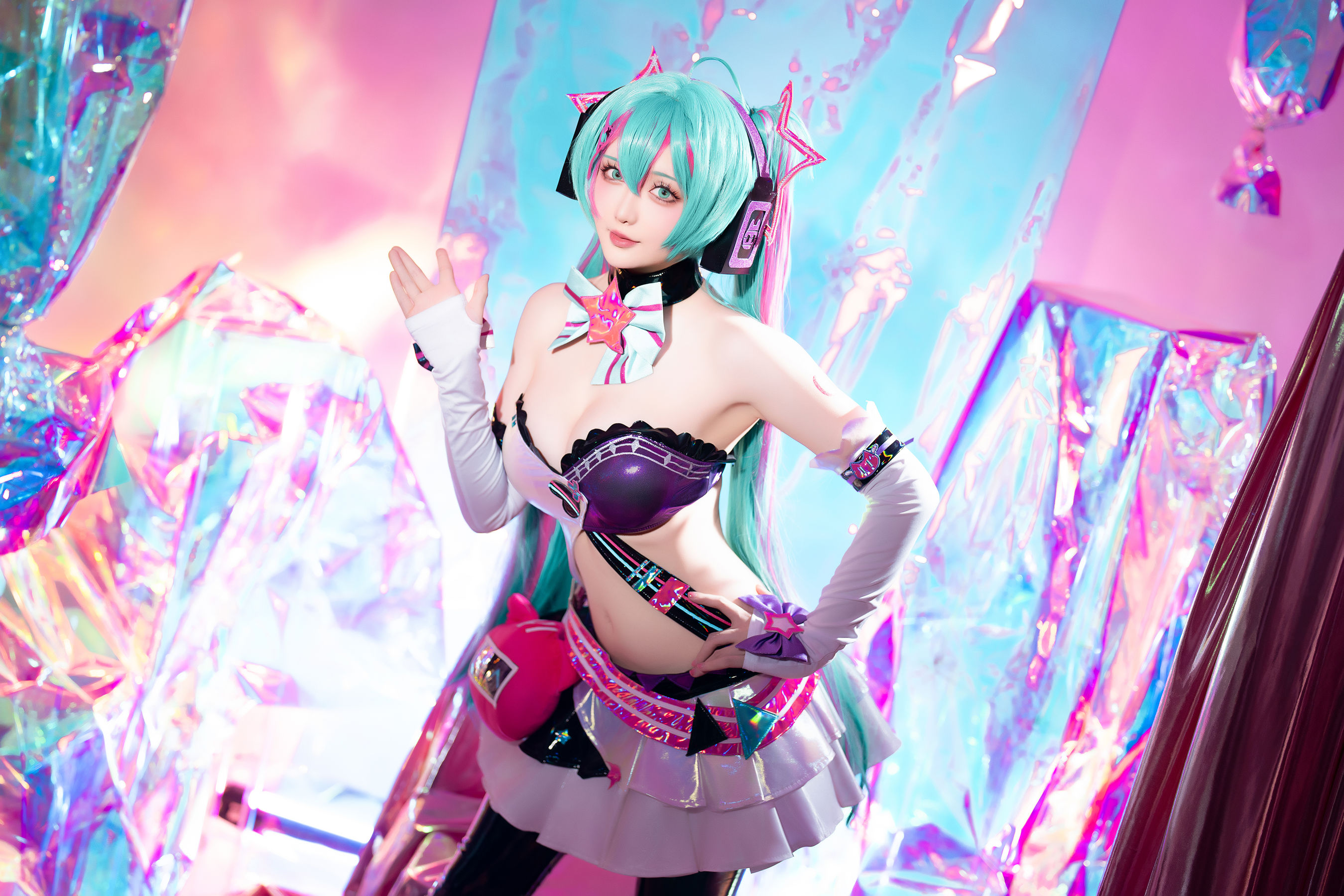 Coser小姐姐 星之迟迟 - Miku初音未来 喵斯快跑