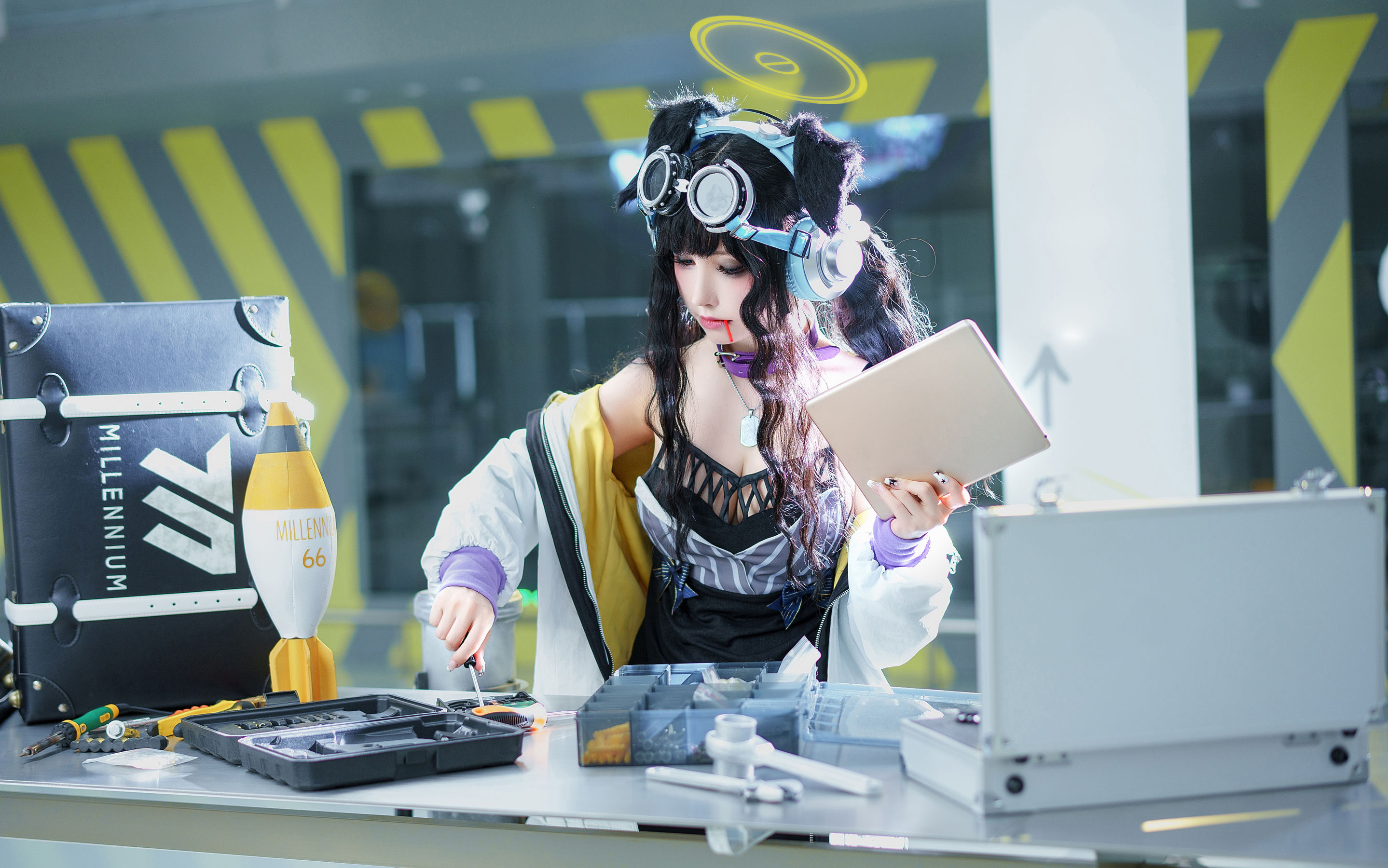 Cosplay美女 一千只猫薄禾 - 蔚蓝档案 阿洛娜
