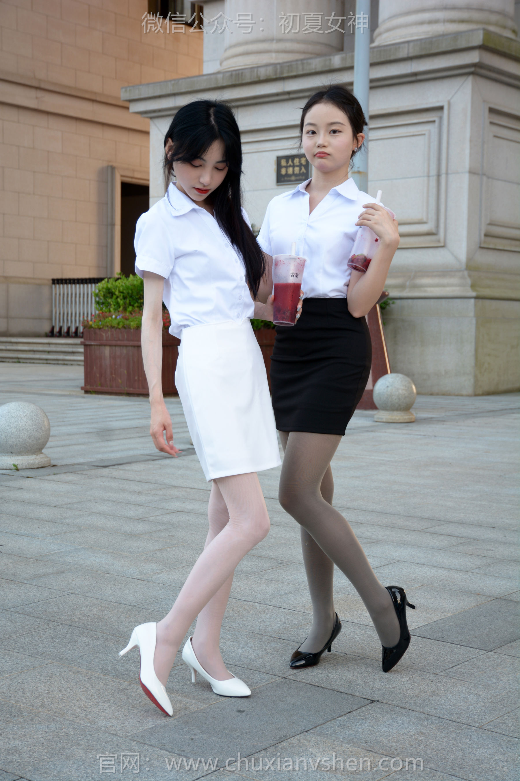 初夏女神 No.226 柒柒&双双 黑白正装