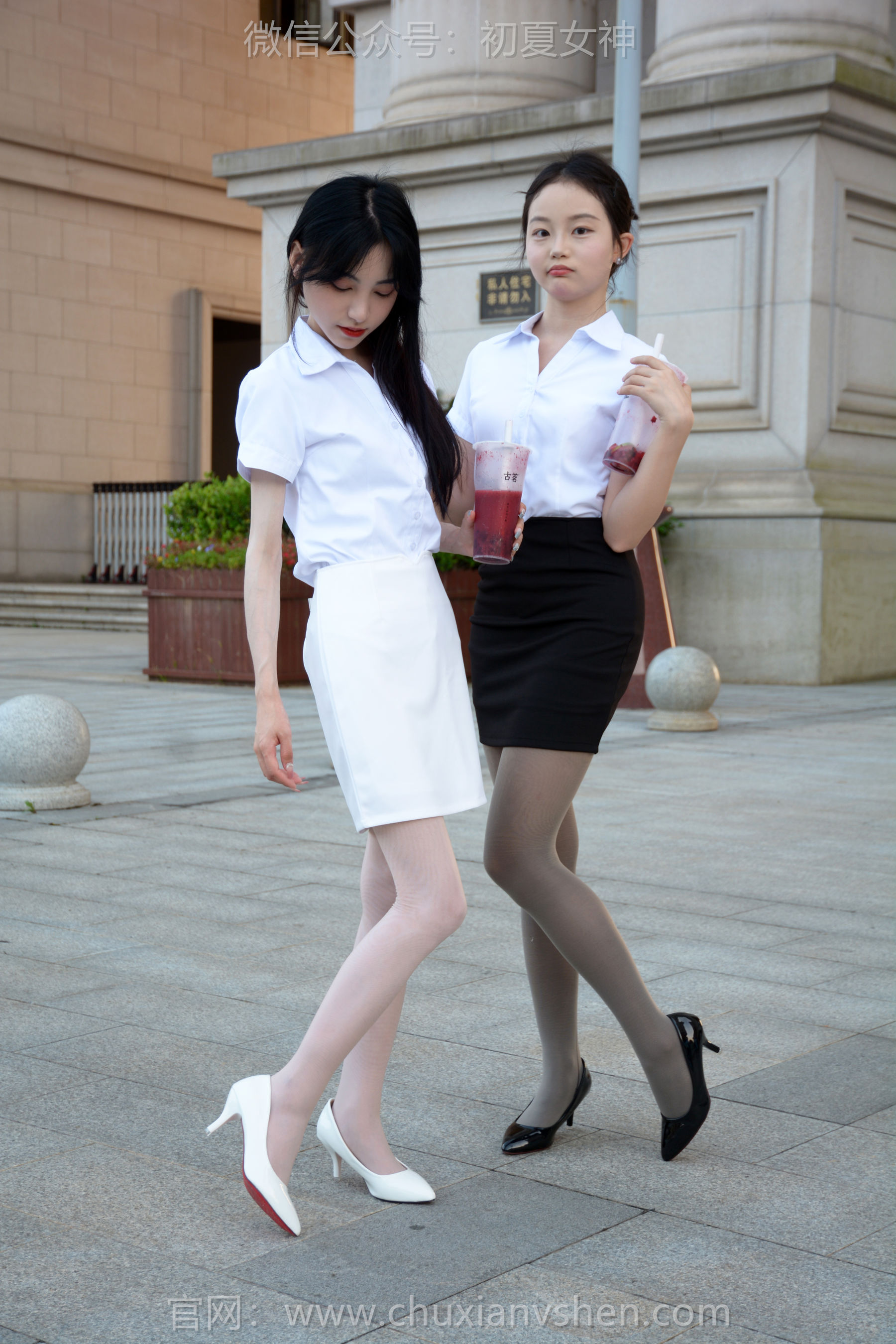 初夏女神 No.226 柒柒&双双 黑白正装
