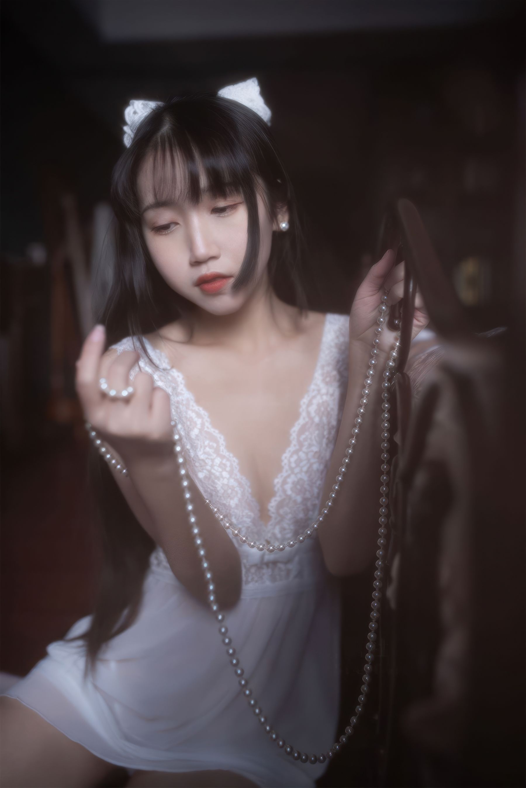 微博人气Coser不呆猫 - 白月光