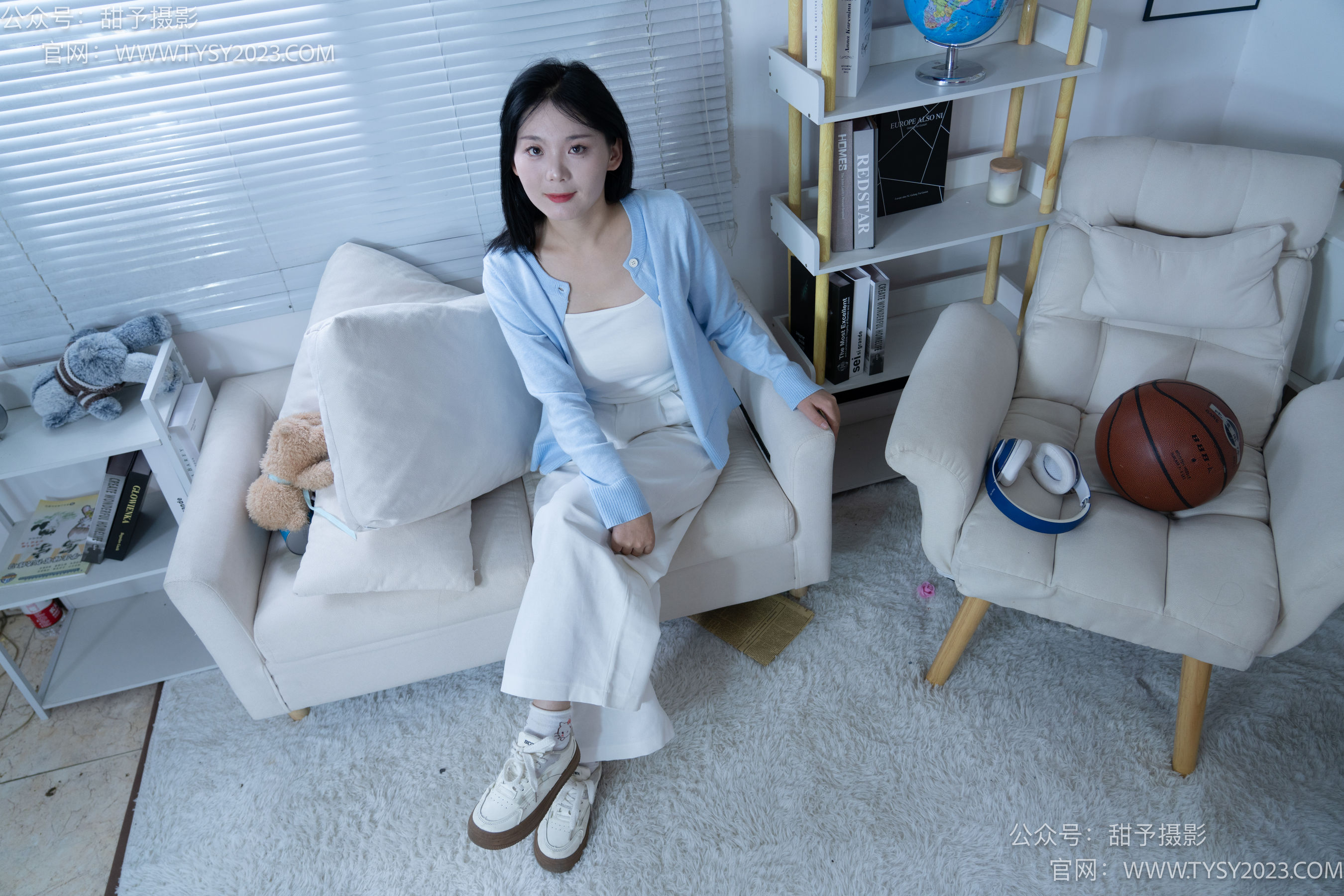 甜予摄影 No.060 梨子 -板鞋、脏白棉袜、裸足