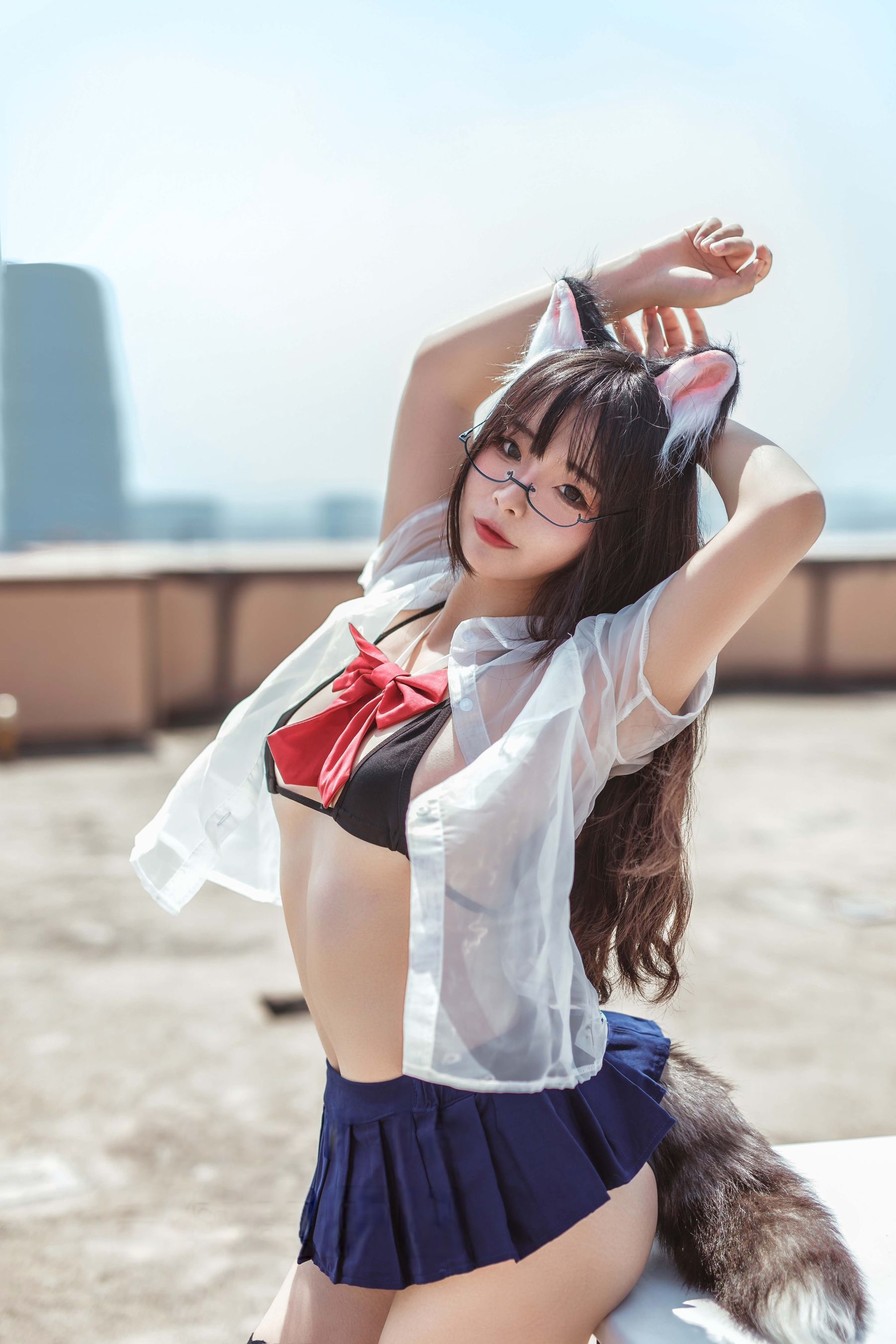 yuuhui玉汇 - 天台猫猫 黑犬机器人女友