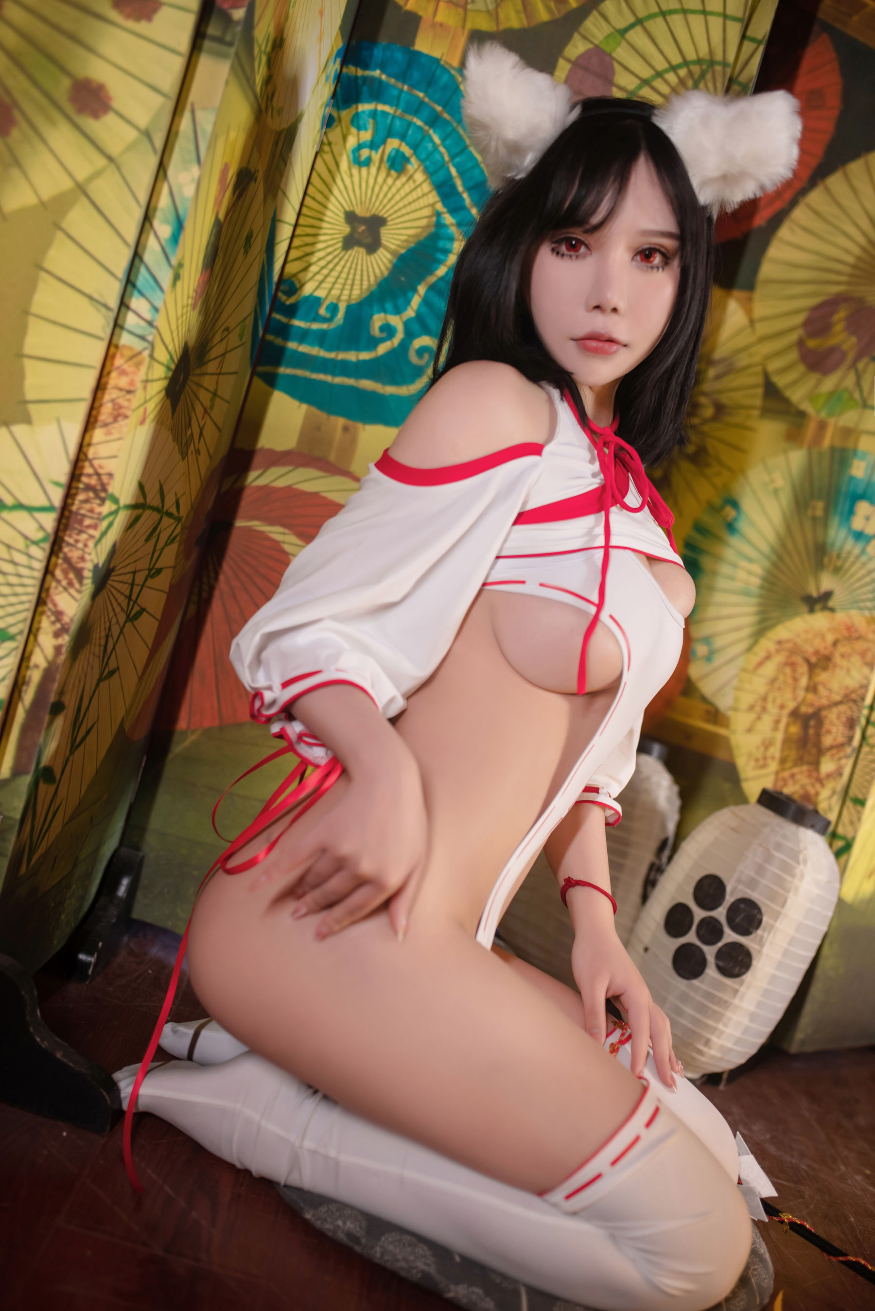 二次元妹子抱走莫子aa - 神社巫女
