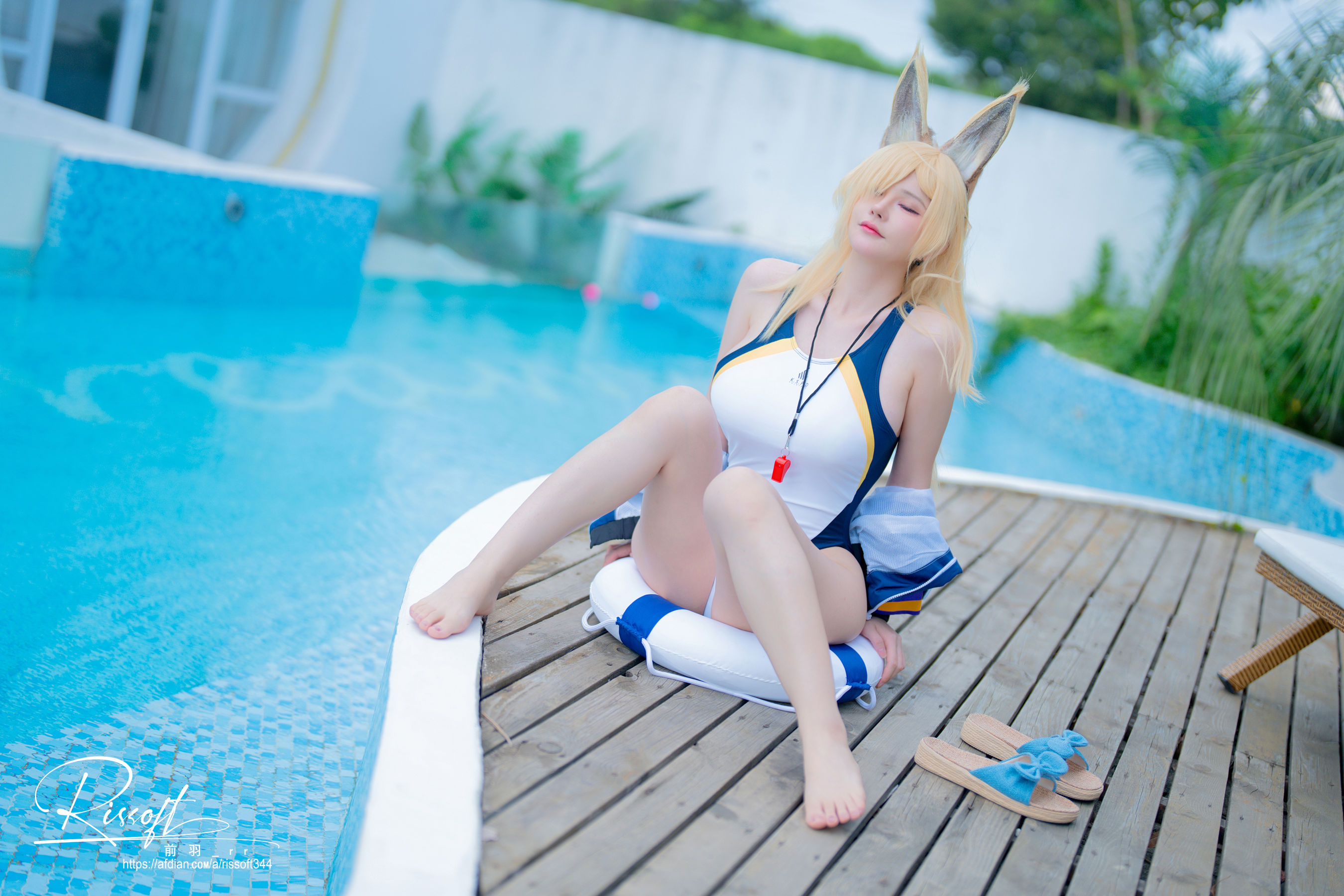 前羽_rr - 碧蓝档案 尾形康娜竞泳