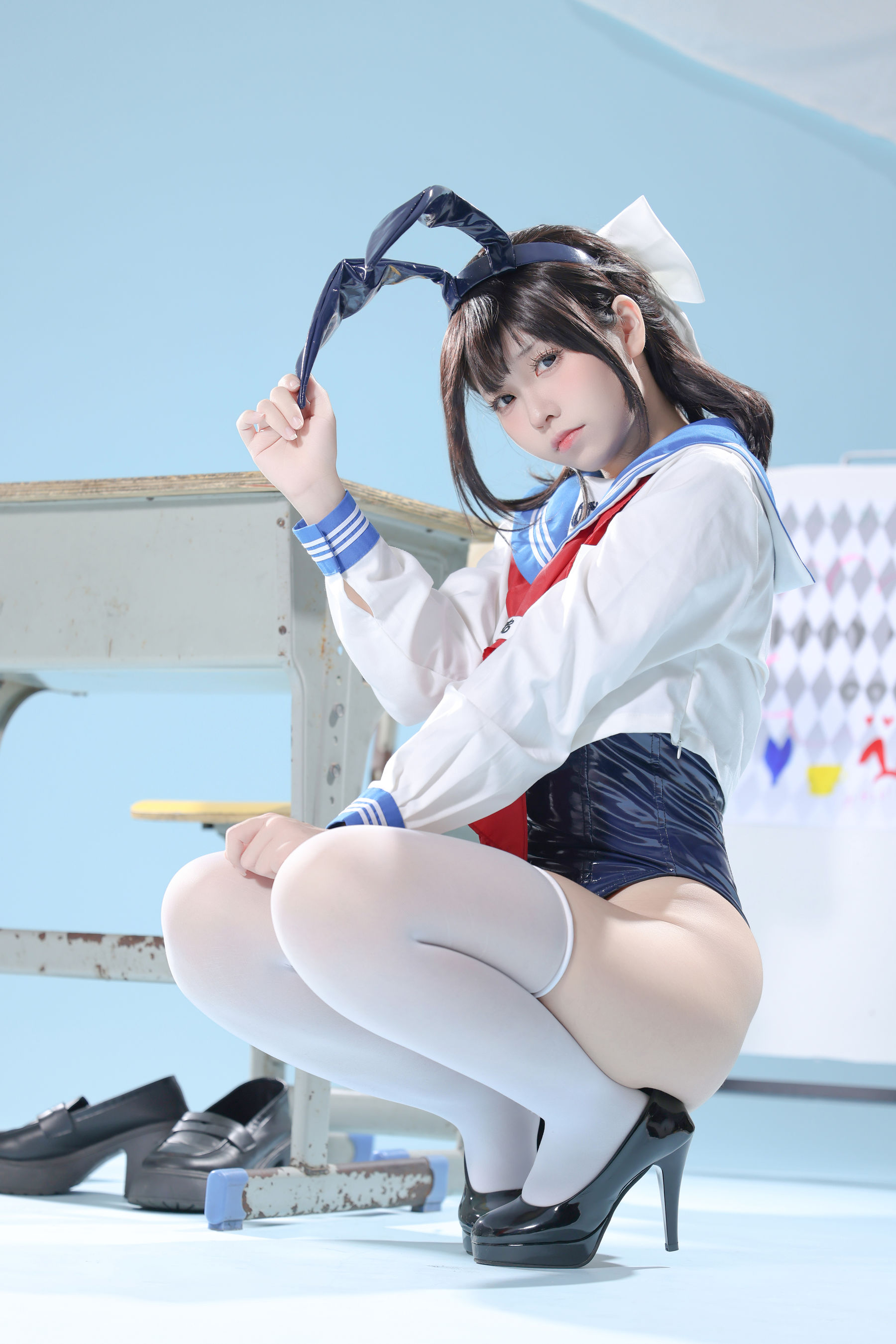 动漫博主G44不会受伤 - 水手服兔女郎咖啡厅