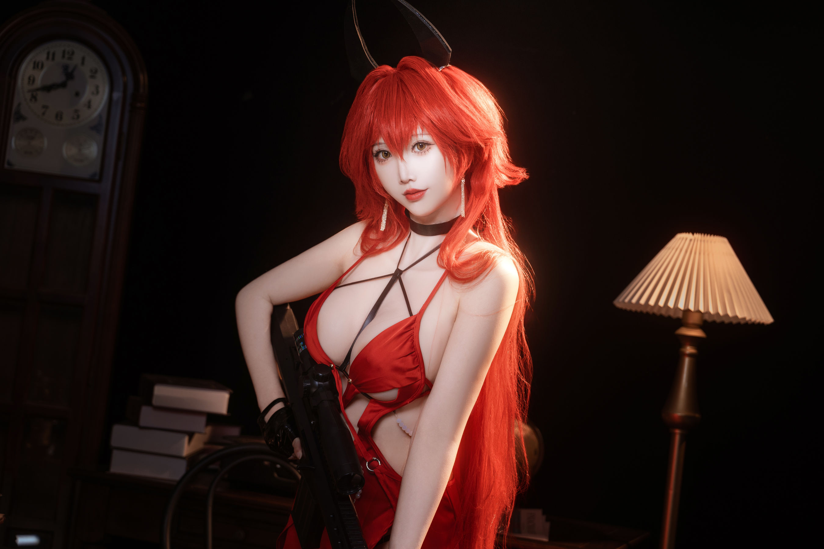 可爱人气Coser面饼仙儿 - Nikke 小红帽礼服