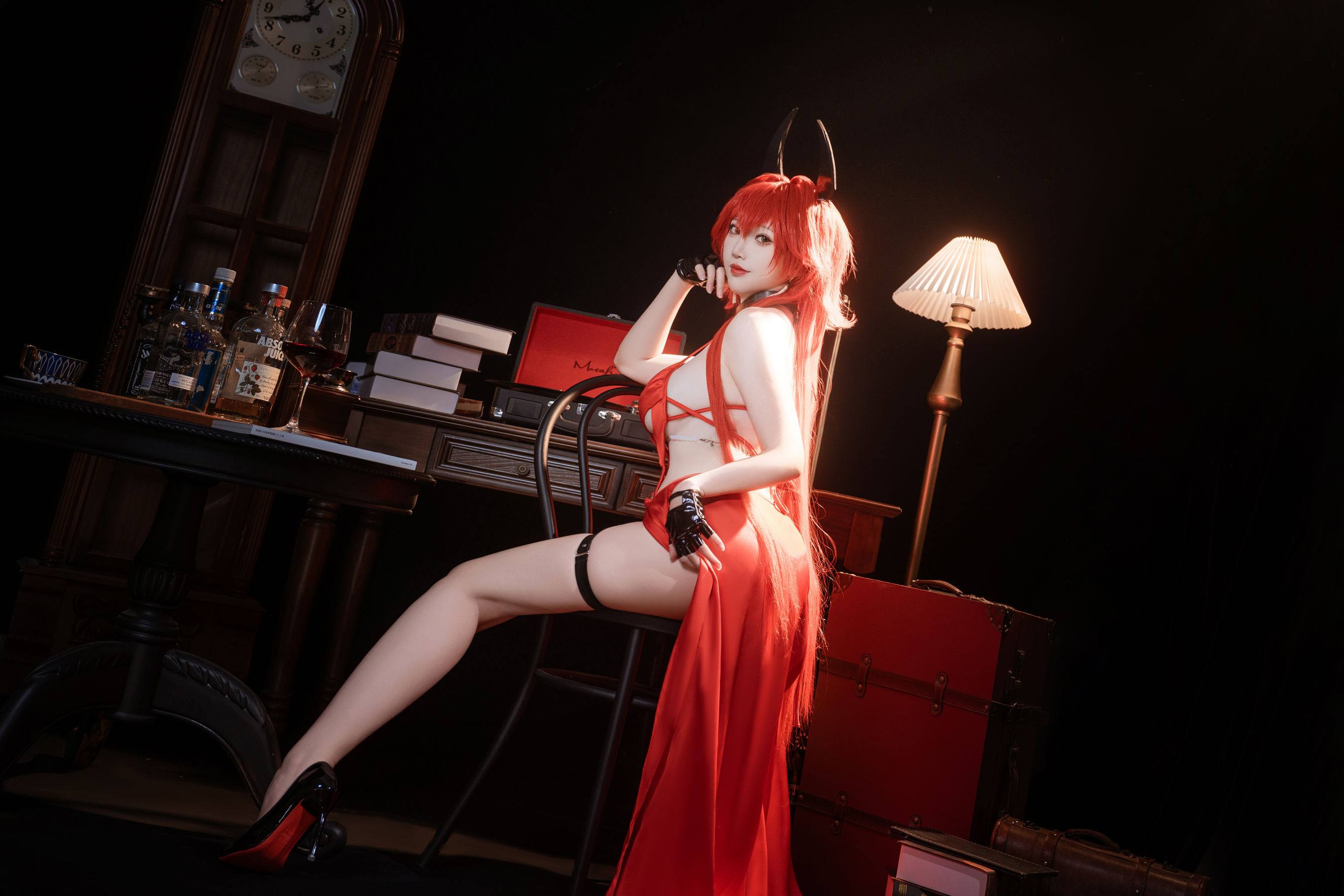 可爱人气Coser面饼仙儿 - Nikke 小红帽礼服