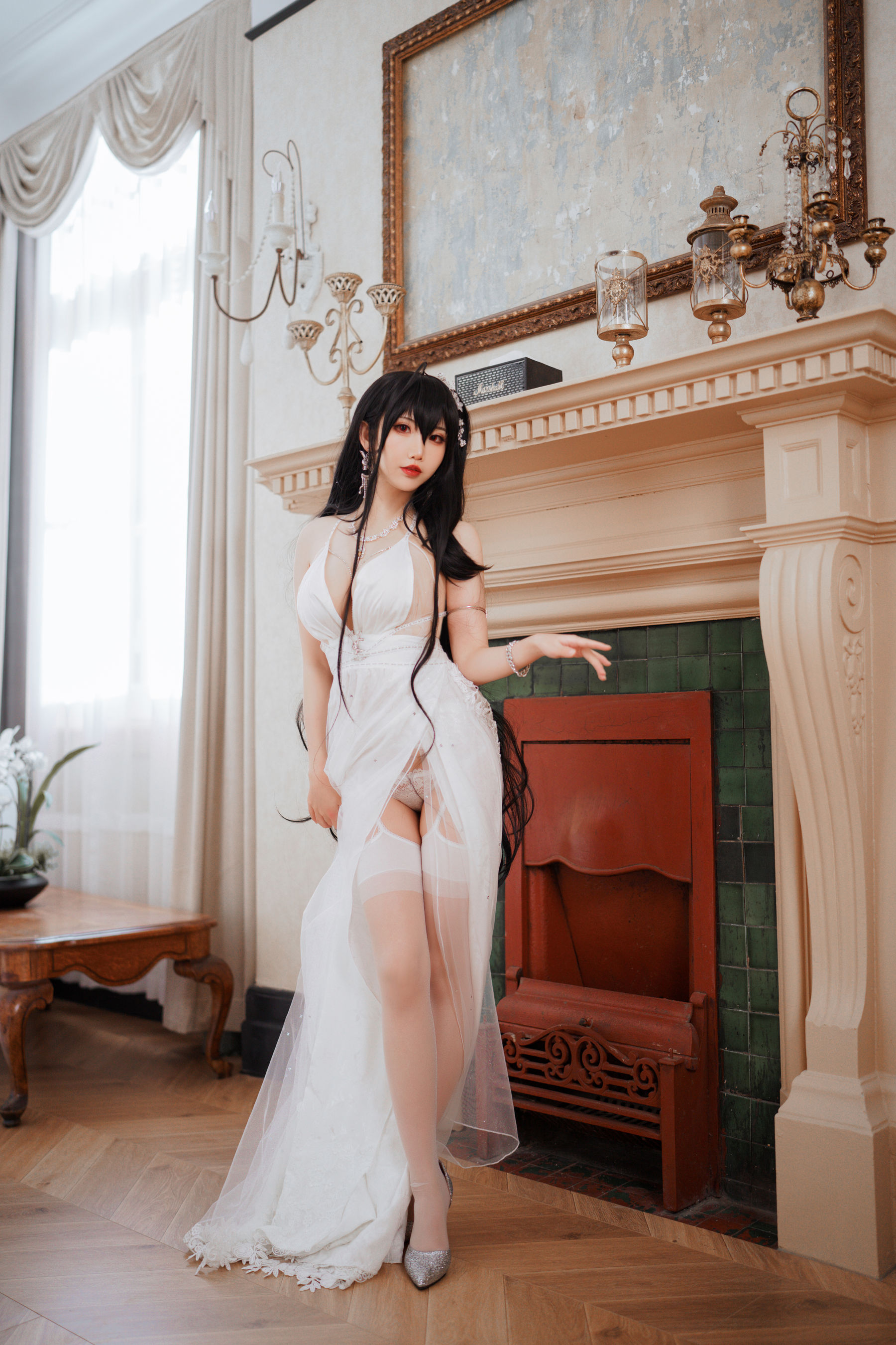 可爱人气Coser面饼仙儿 - 碧蓝航线 大凤 婚纱