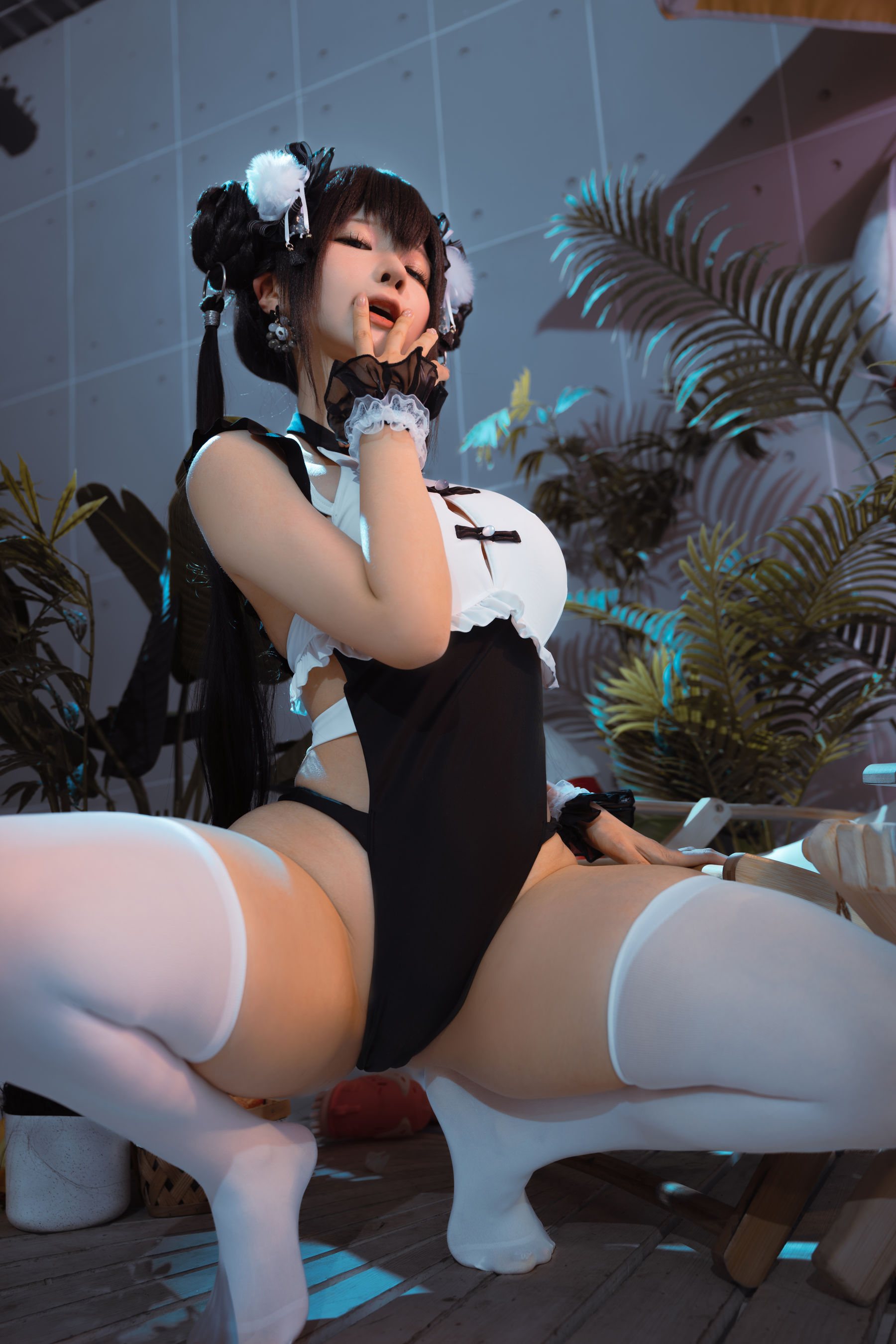 动漫博主蠢沫沫 - 熊猫娘