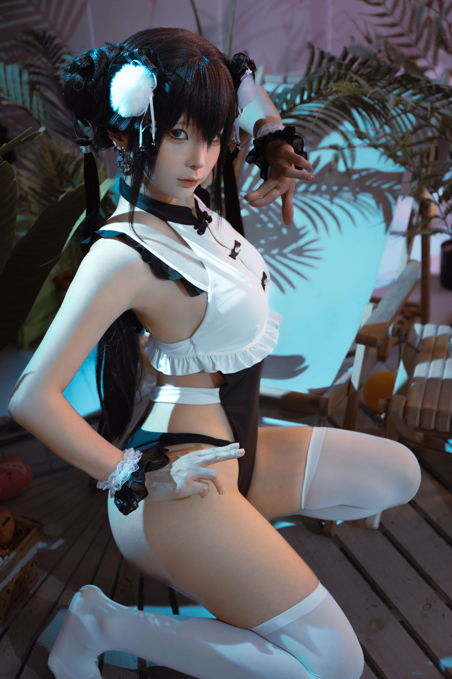 动漫博主蠢沫沫 - 熊猫娘