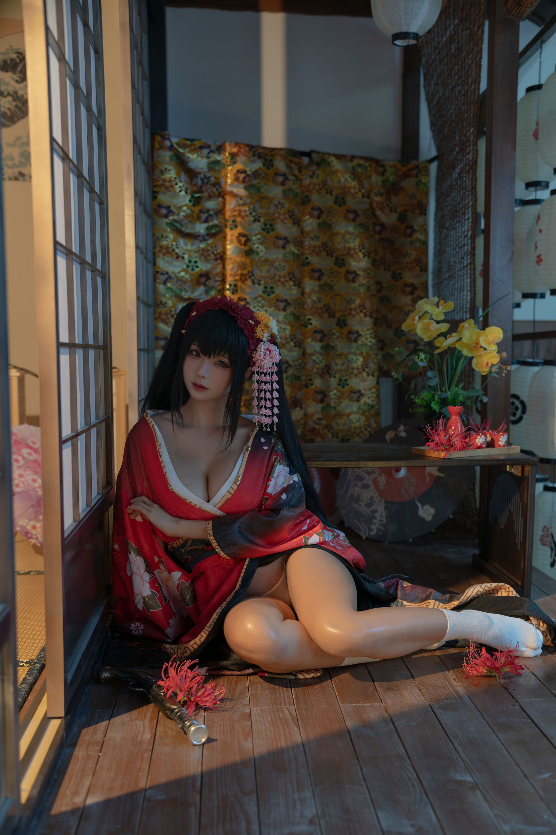动漫博主蠢沫沫 - 狂三和服