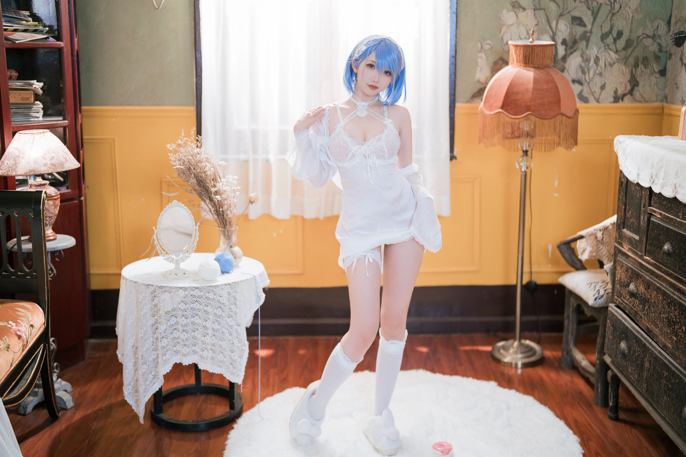 可爱人气Coser 面饼仙儿 - 碧蓝航线 恰巴耶夫睡衣