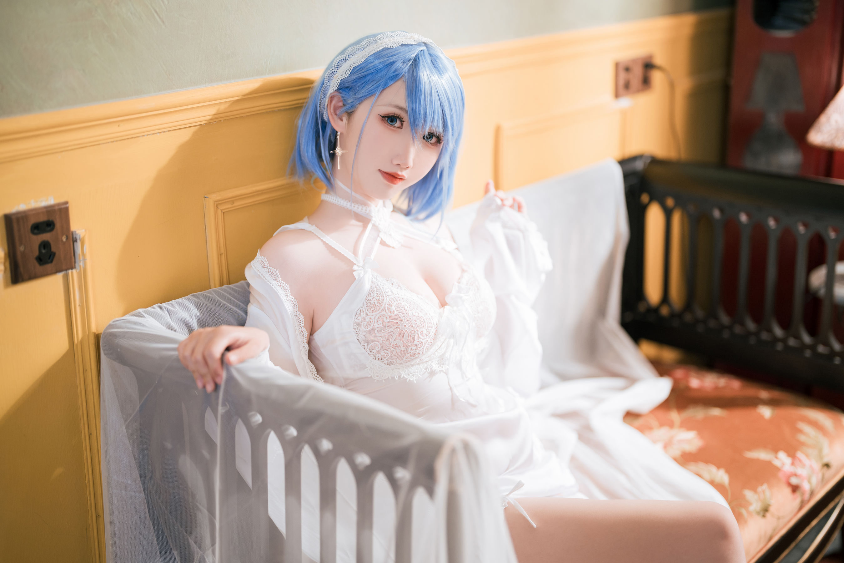 可爱人气Coser 面饼仙儿 - 碧蓝航线 恰巴耶夫睡衣