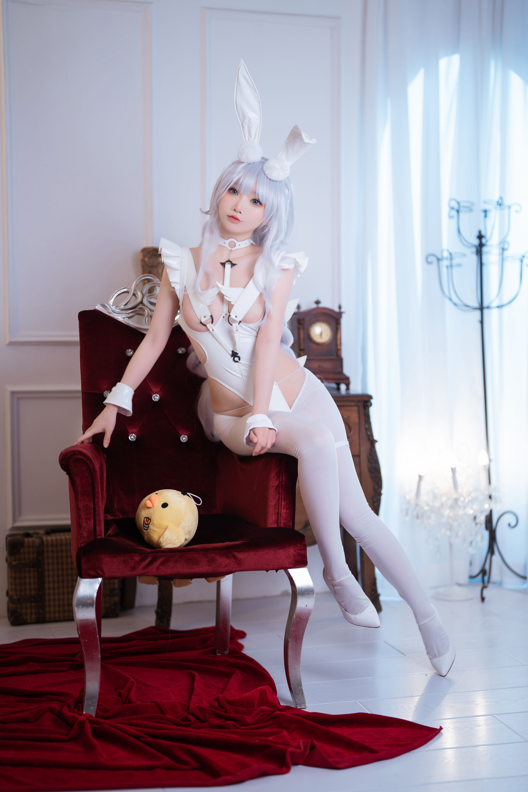 可爱人气Coser 面饼仙儿 - 碧蓝航线 恶毒兔女郎