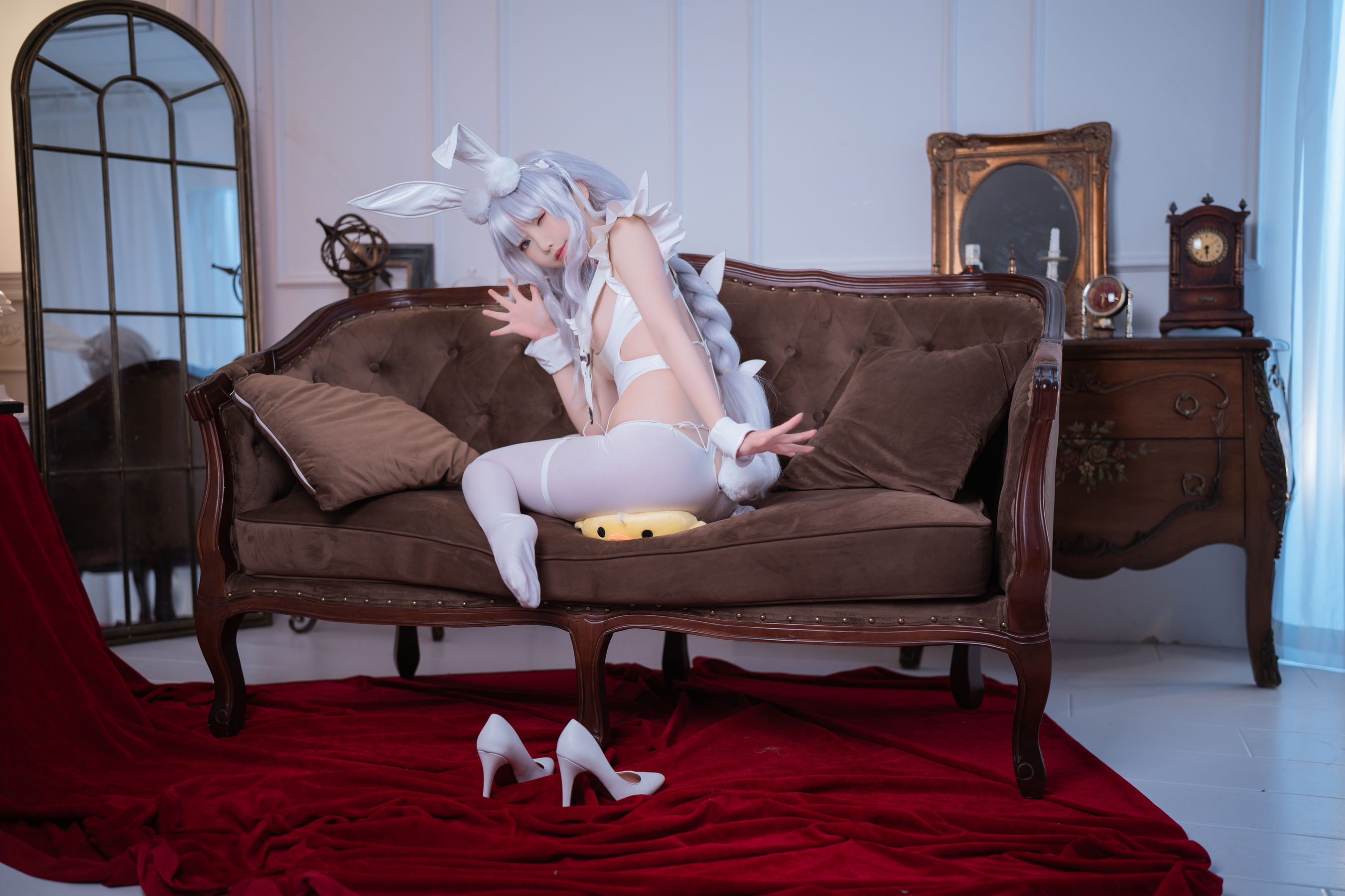 可爱人气Coser 面饼仙儿 - 碧蓝航线 恶毒兔女郎