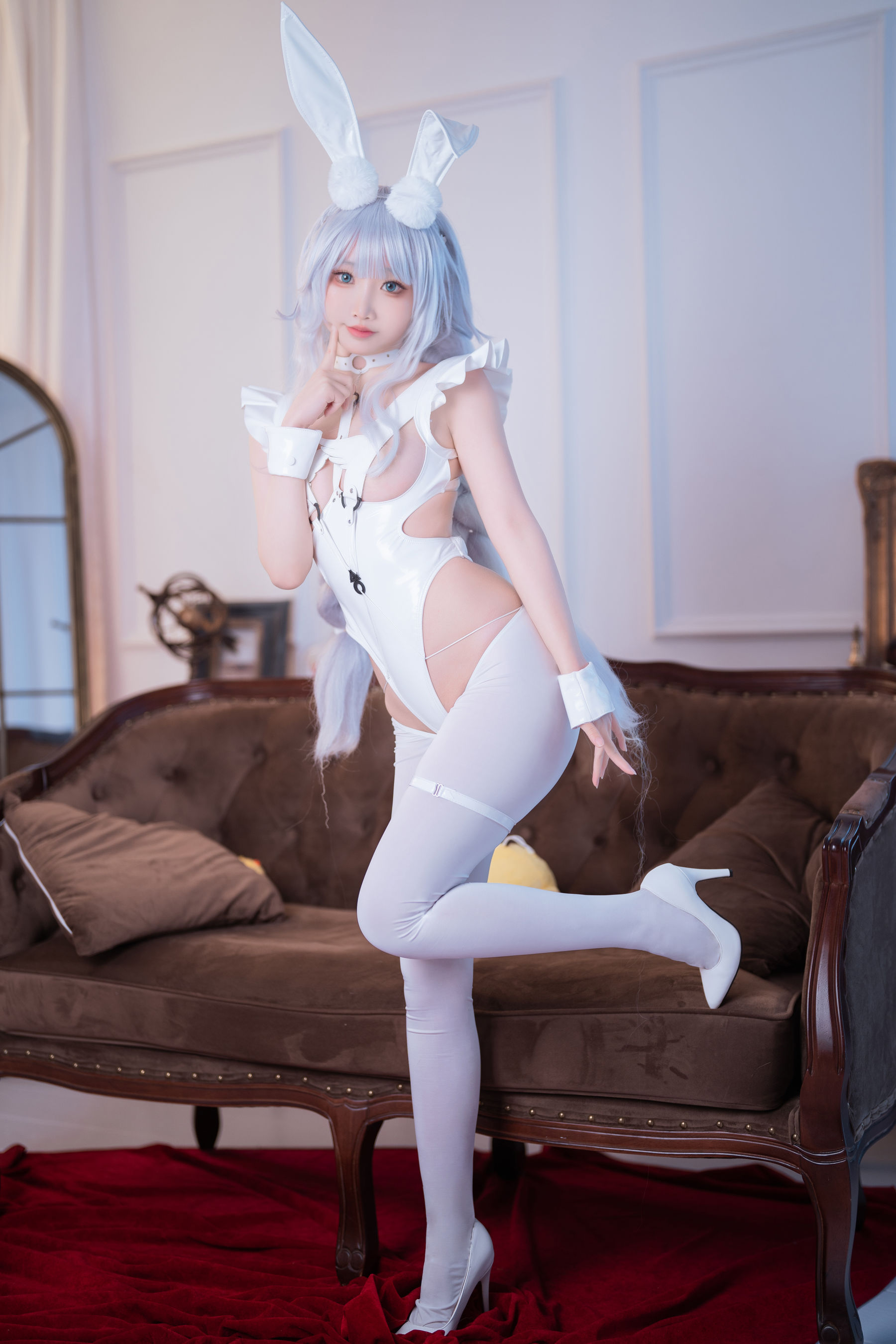 可爱人气Coser 面饼仙儿 - 碧蓝航线 恶毒兔女郎