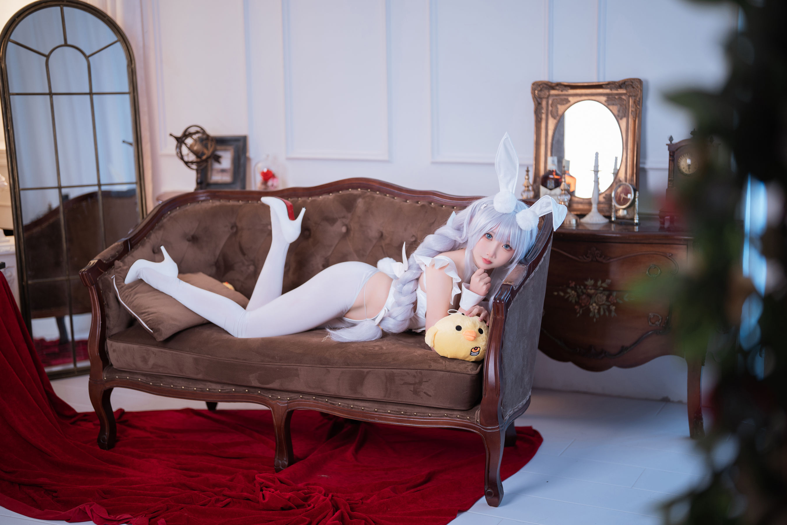 可爱人气Coser 面饼仙儿 - 碧蓝航线 恶毒兔女郎